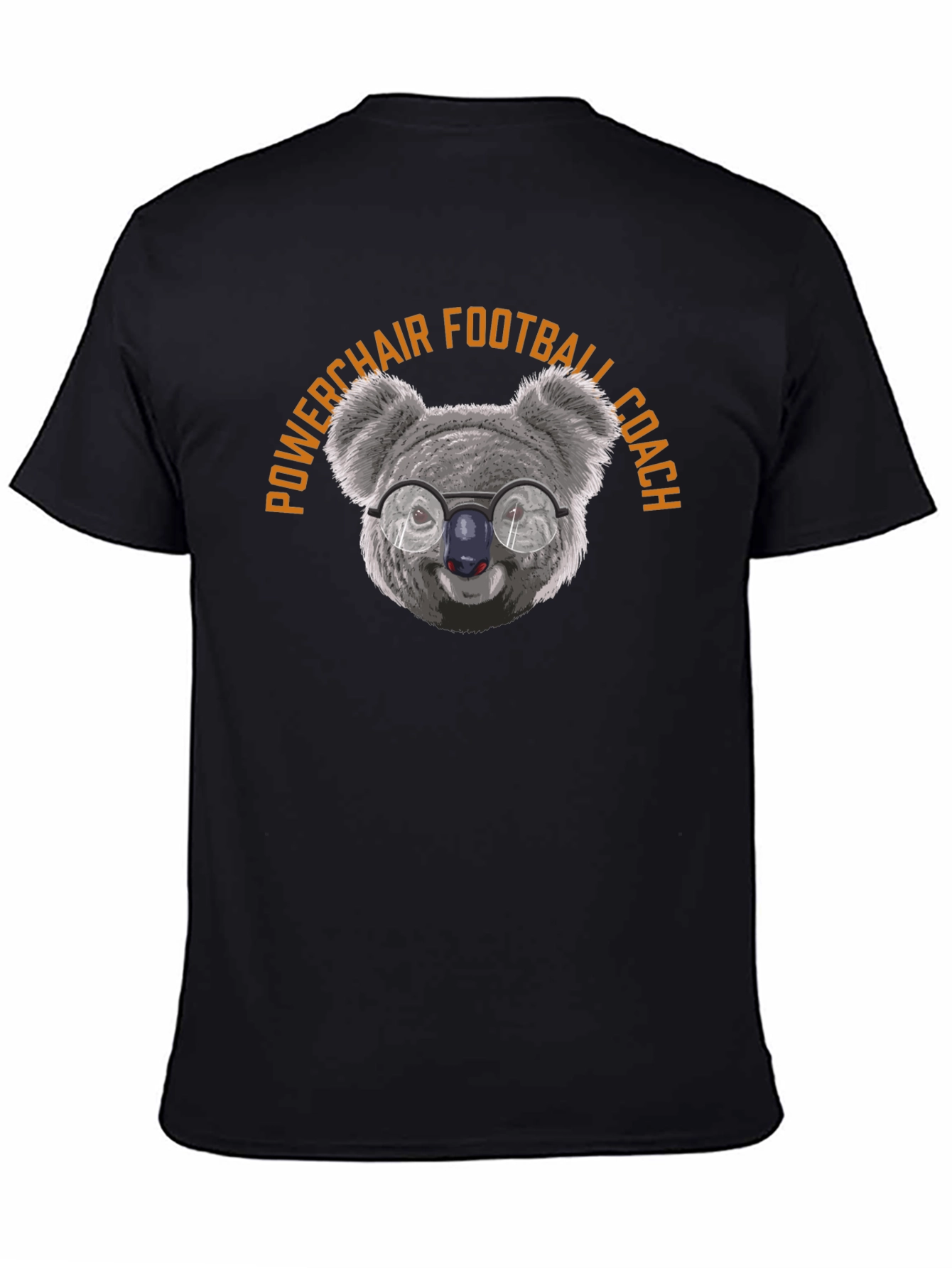 Powerchair Football Coach Black T-Shirt