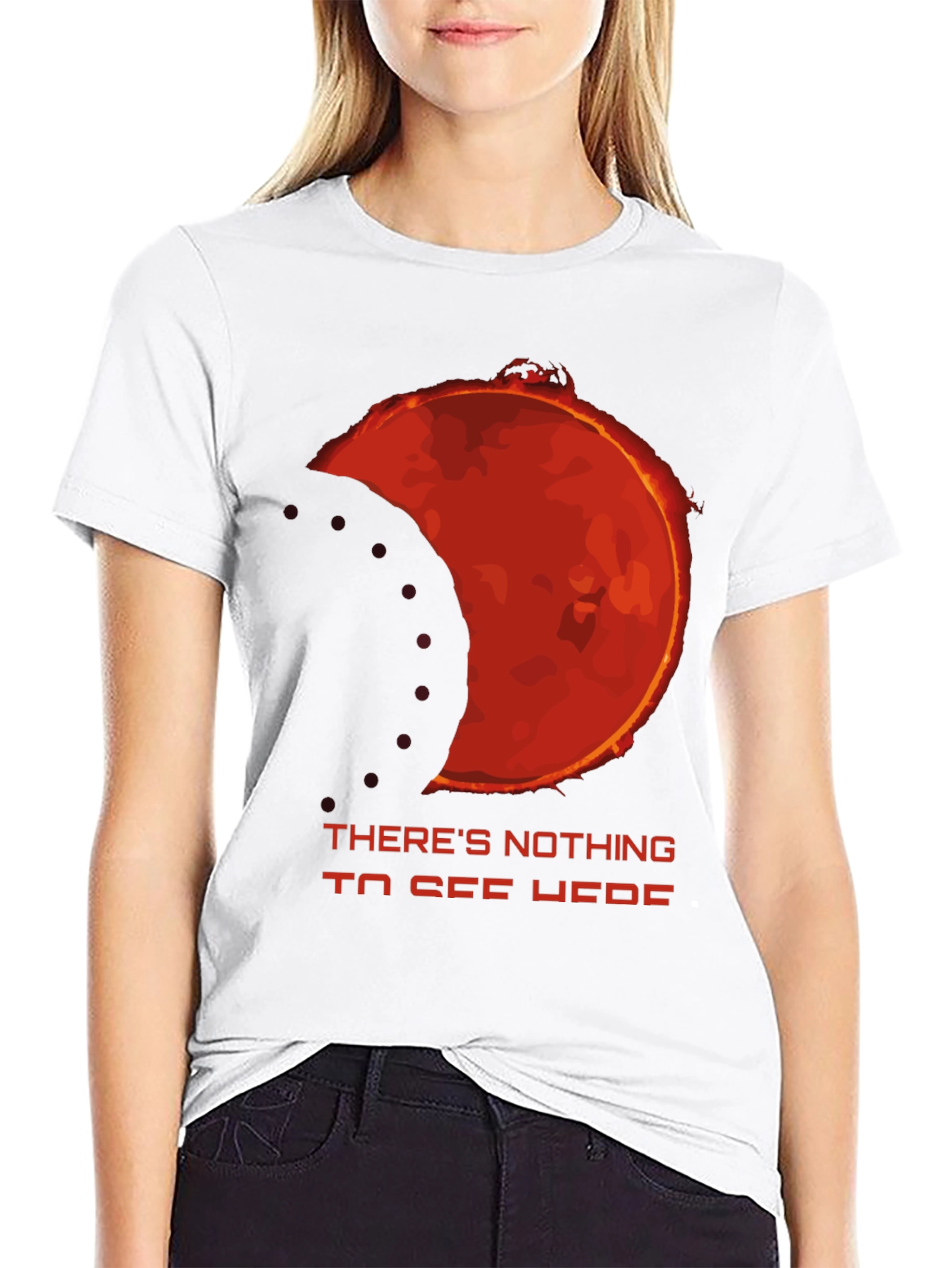 Eclipse Nothing To See Here Graphic Tee