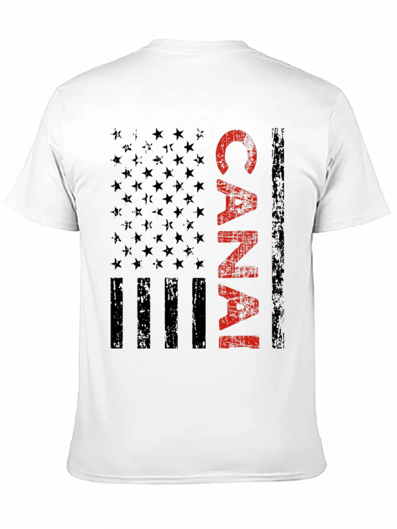 Canal Zone American Flag Graphic Tee
