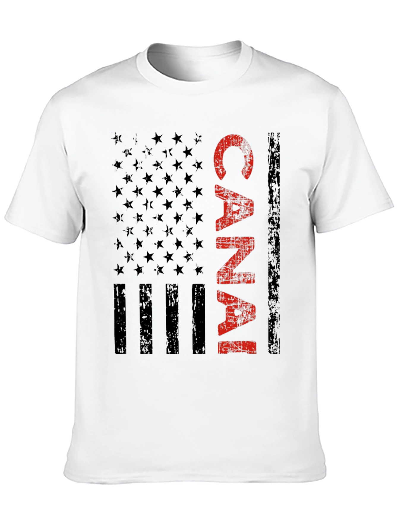 Canal Zone American Flag Graphic Tee