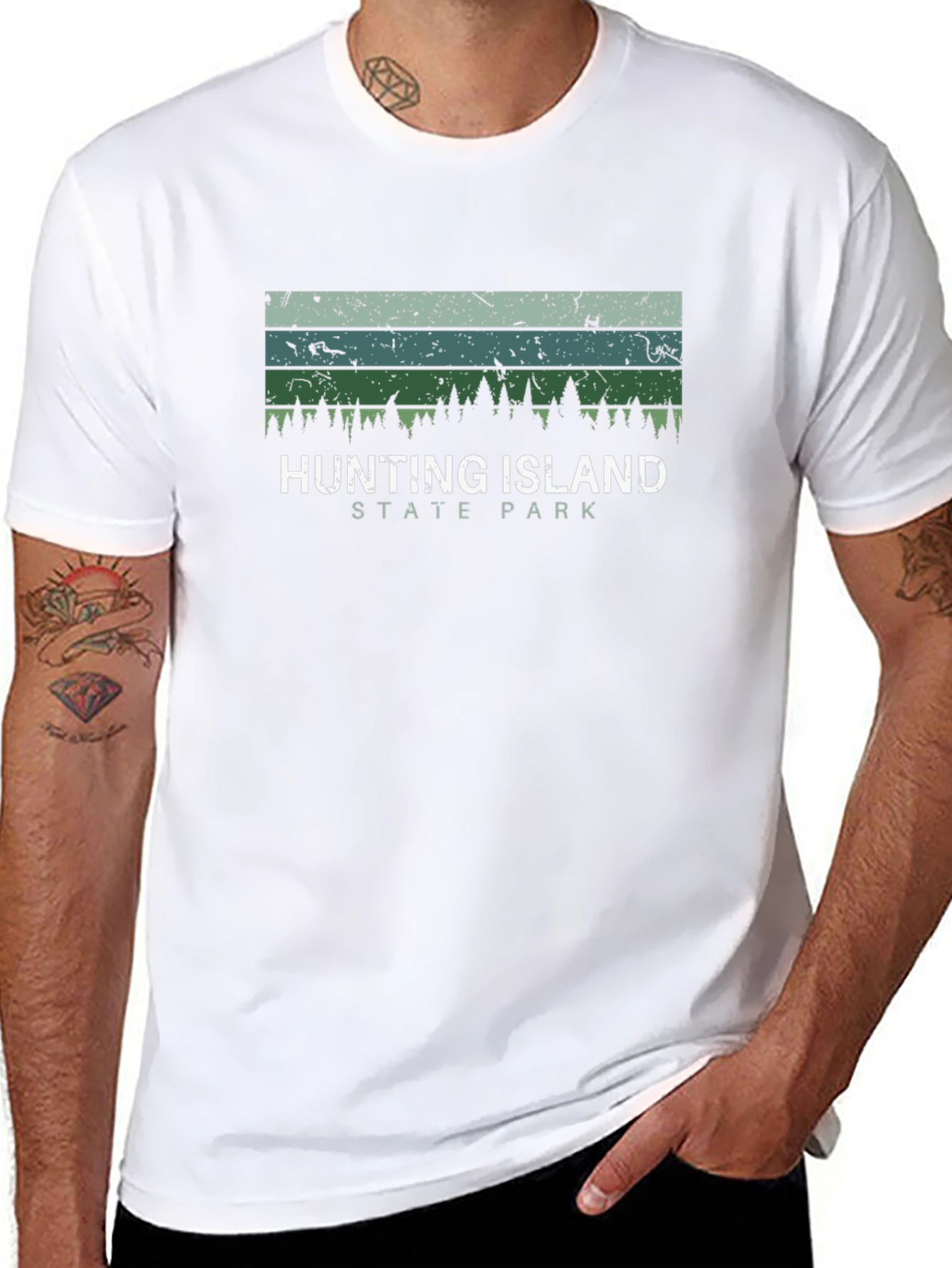Hunting Island State Park Retro T-Shirt