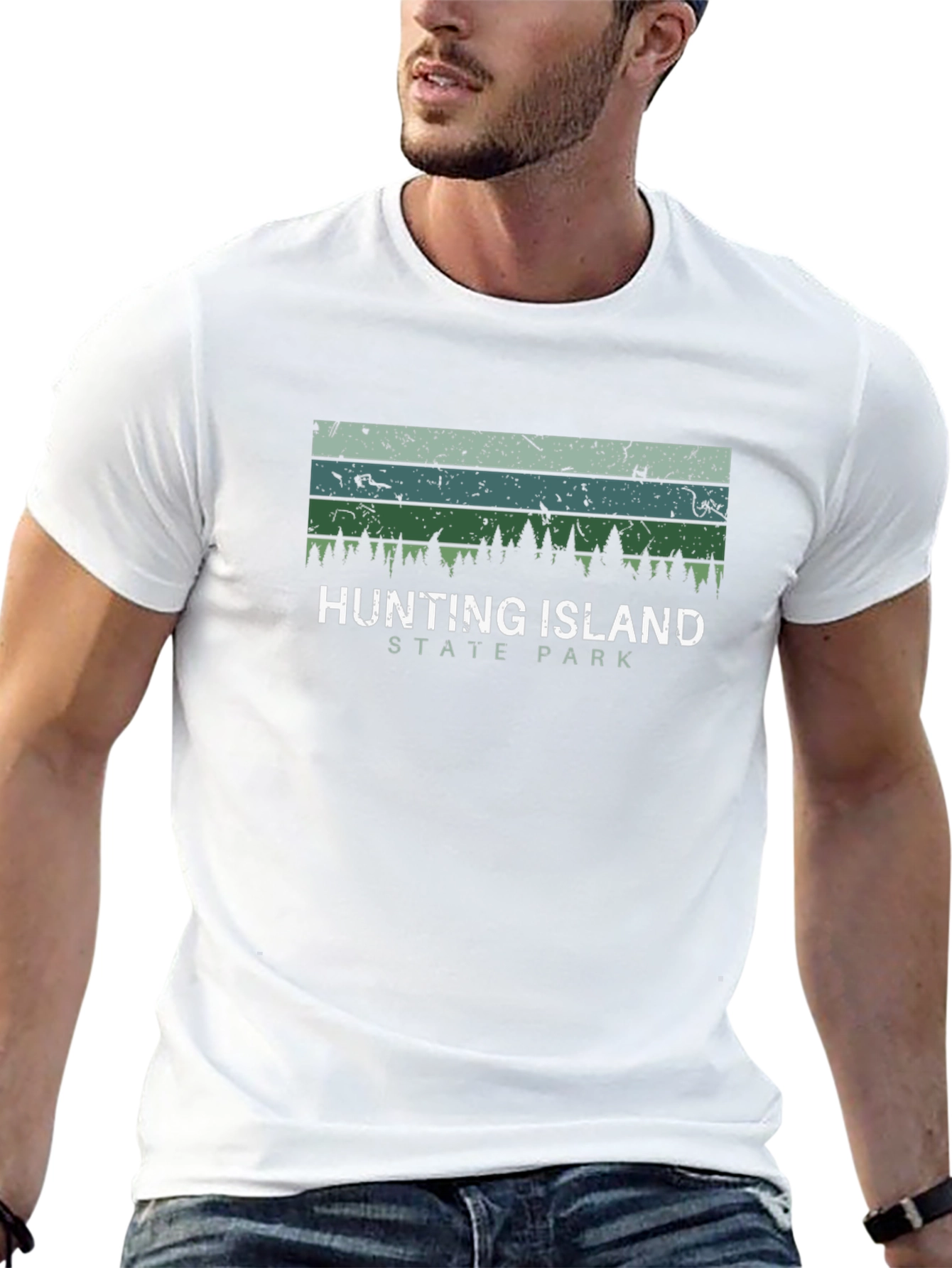 Hunting Island State Park Retro T-Shirt