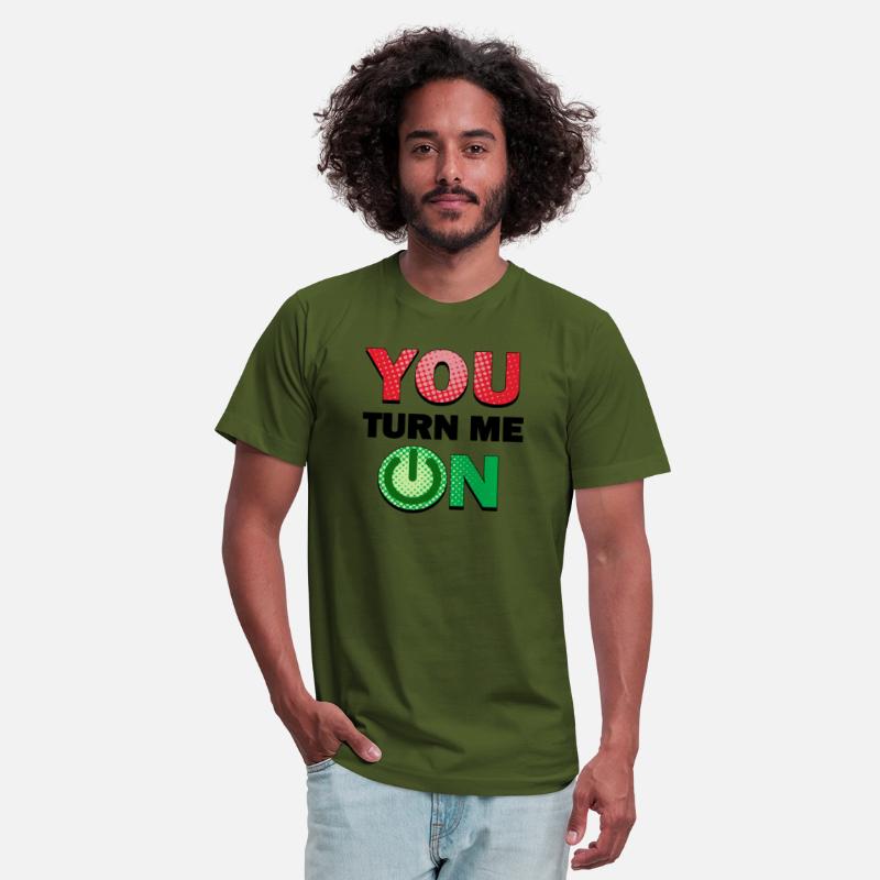 YOU TURN ME ON Funny Love Design