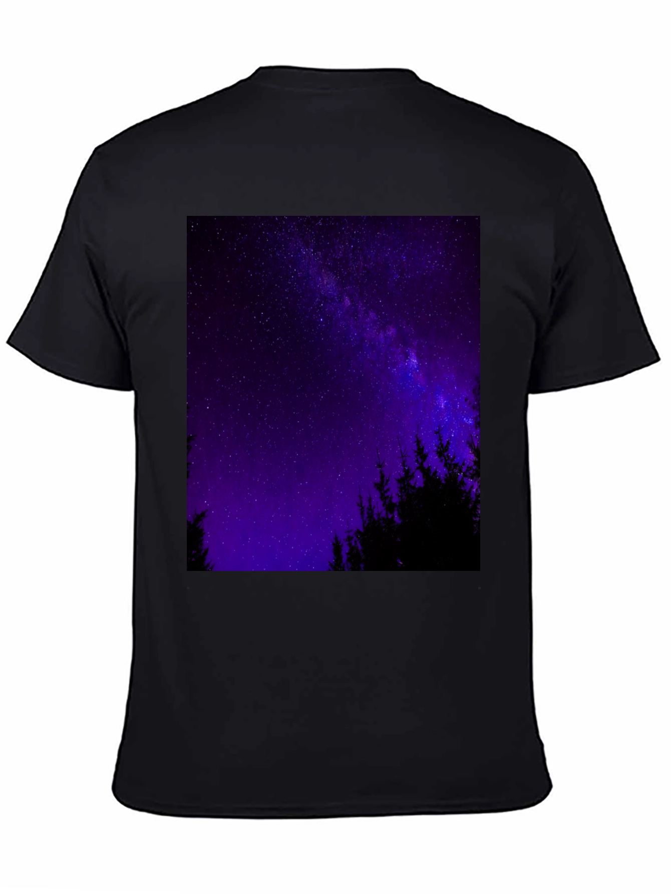 Starry Night Forest Graphic Tee