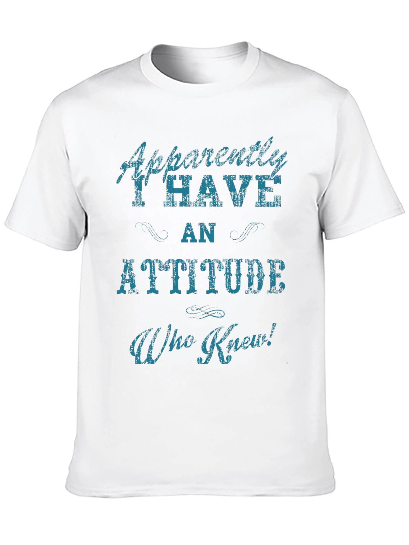 Attitude Graphic T-Shirt - Black Humorous Tee