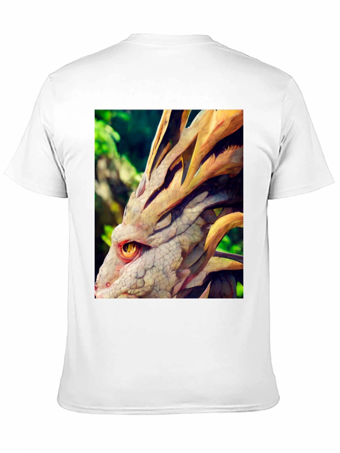 Dragon Head Graphic Tee - Unique Fantasy Design