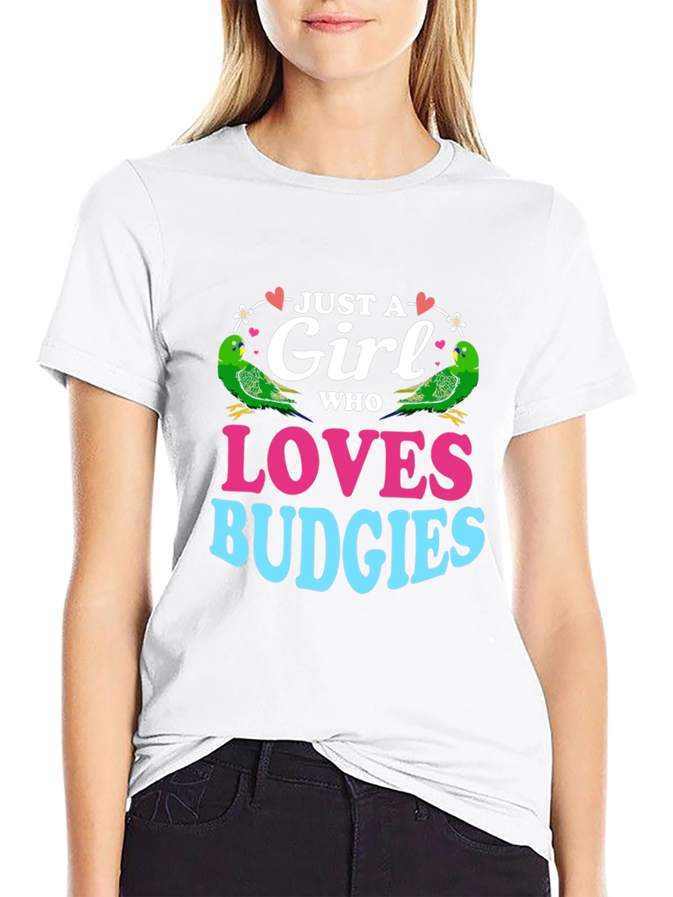 Just a Girl Who Loves Budgies T-Shirt