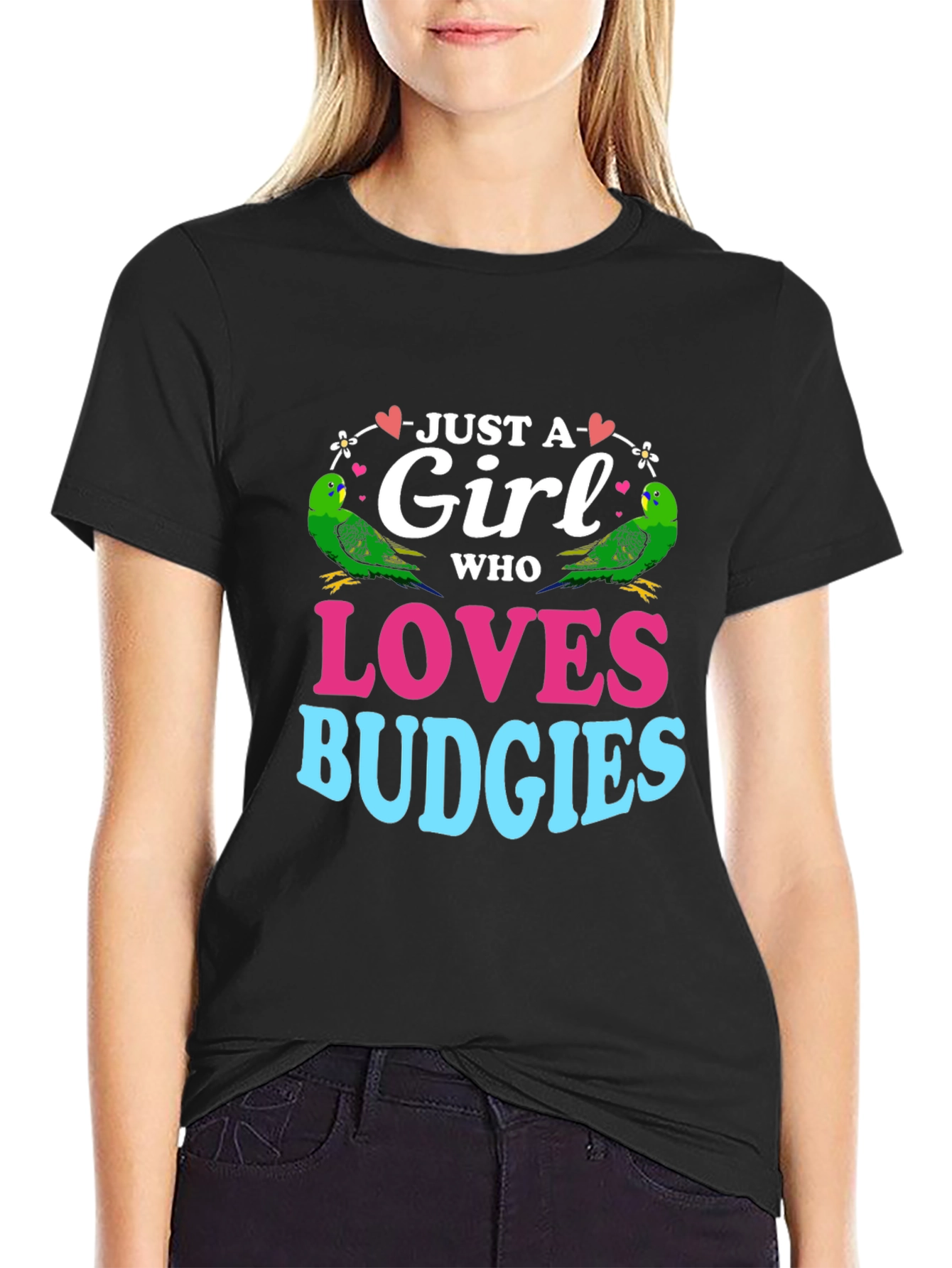 Just a Girl Who Loves Budgies T-Shirt