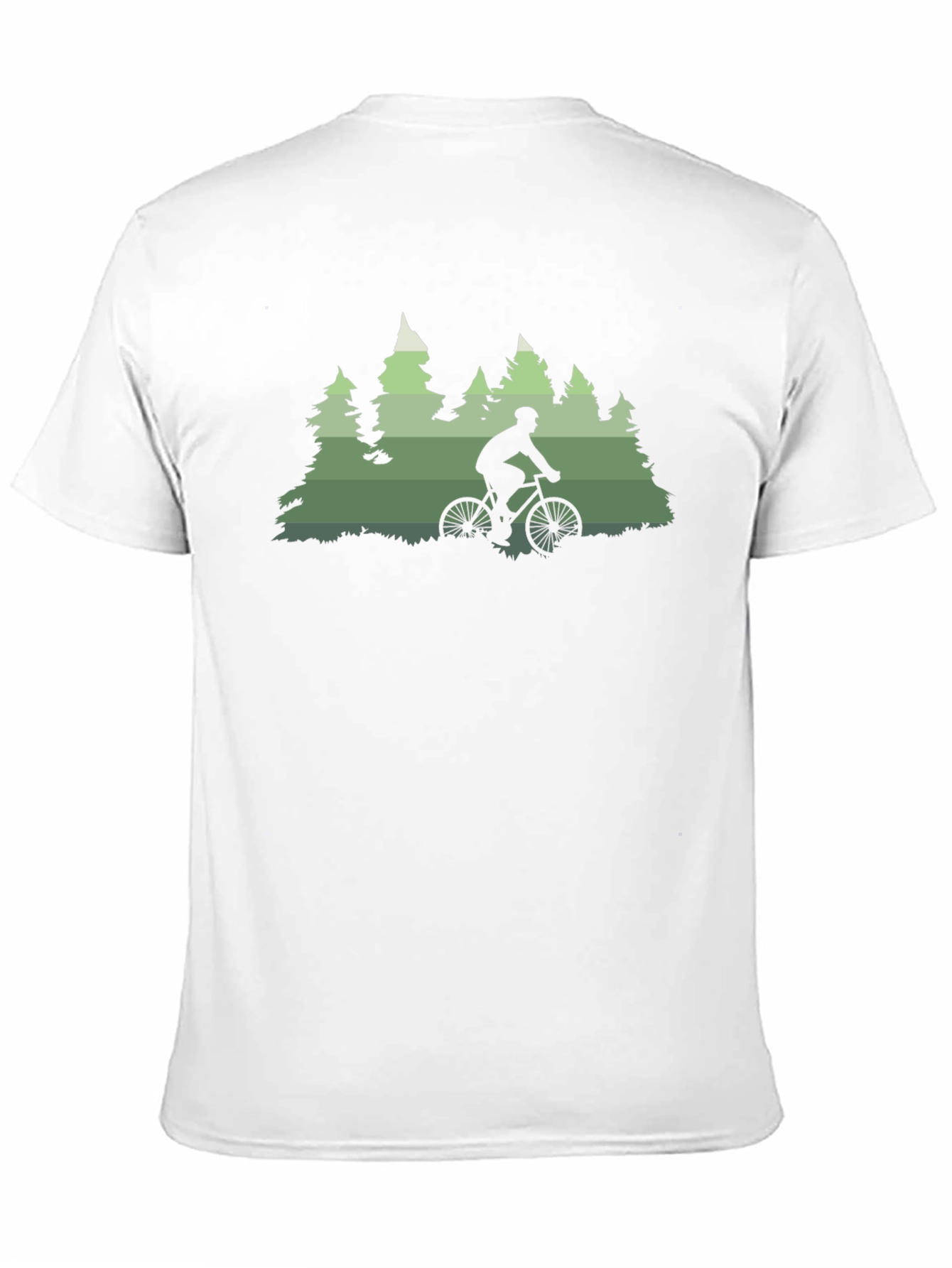 Mountain Biker in Forest T-Shirt