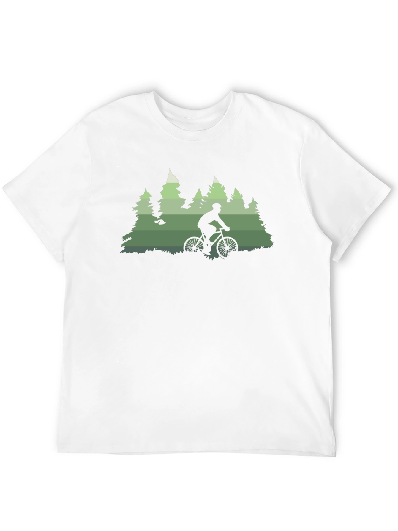 Mountain Biker in Forest T-Shirt