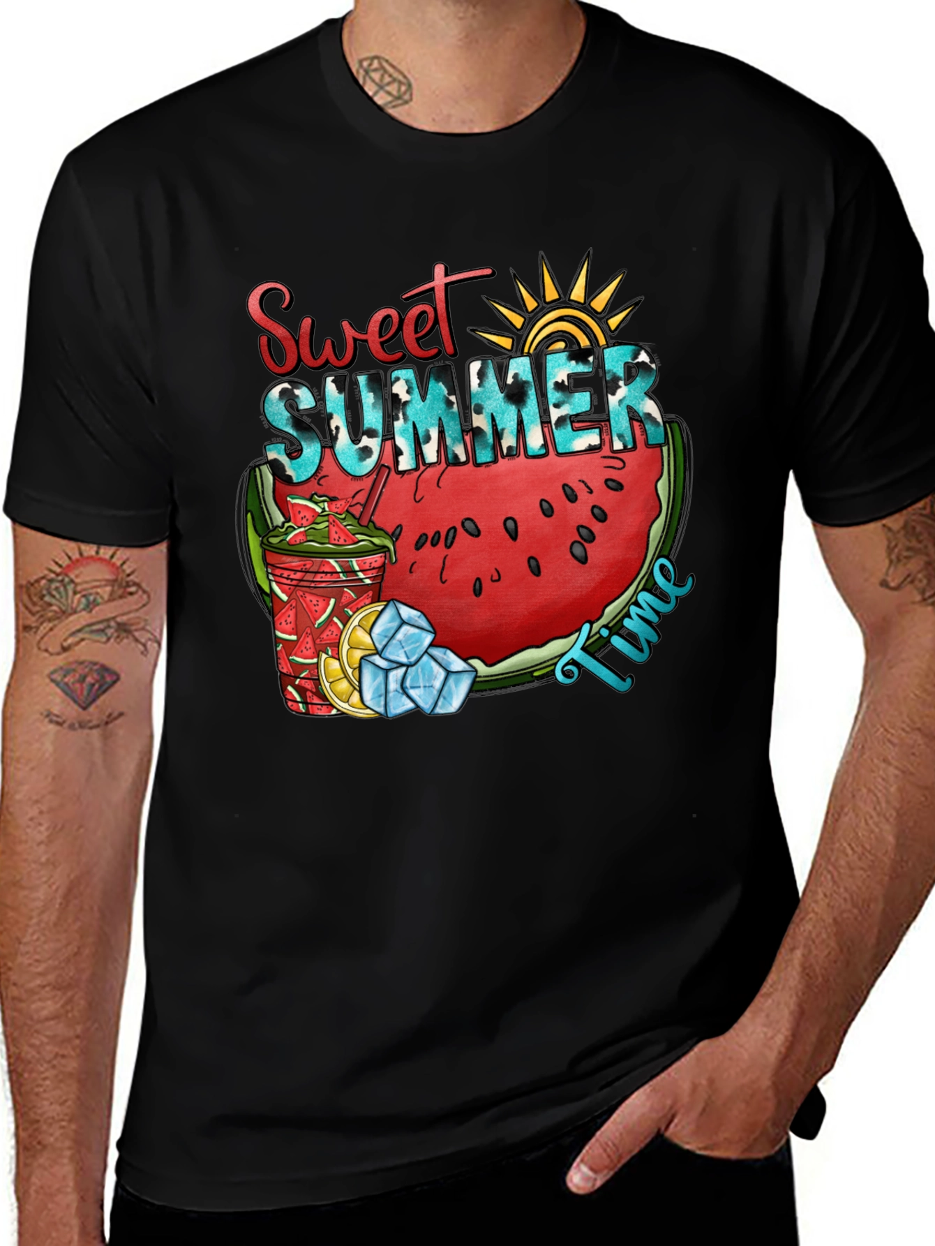 Sweet Summer Time Graphic T-Shirt