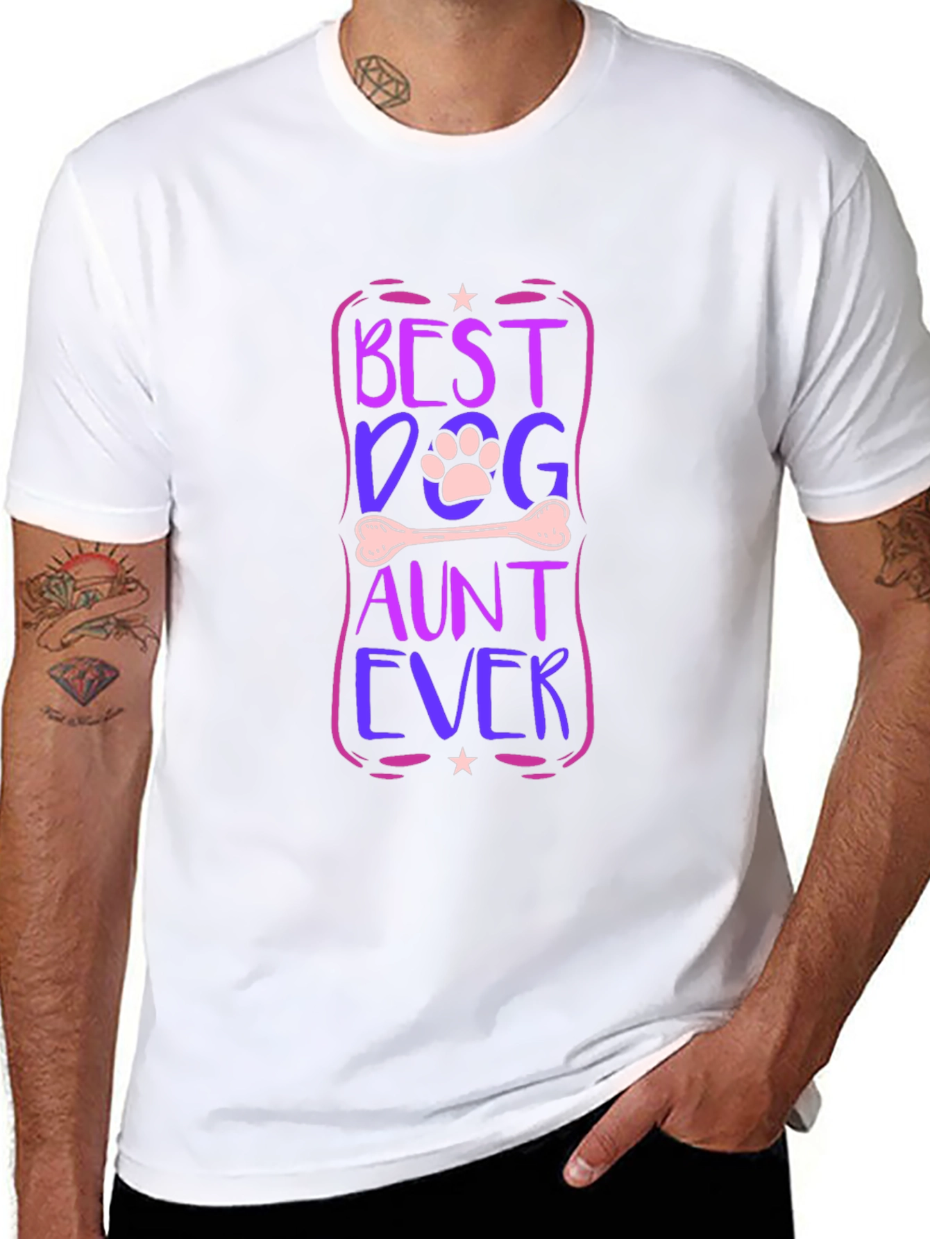 Best Dog Aunt Ever Graphic Tee