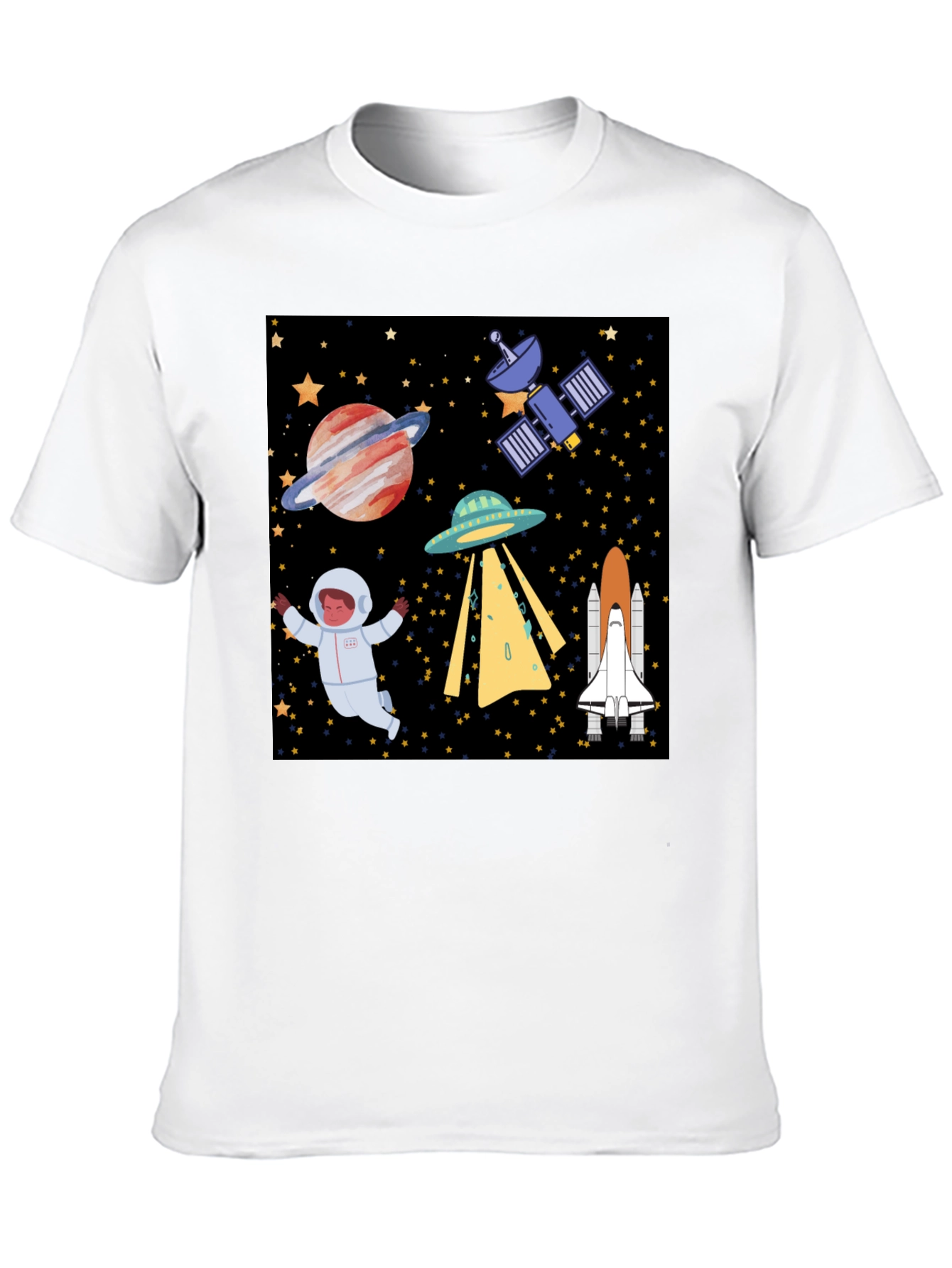 Space Exploration Graphic T-Shirt