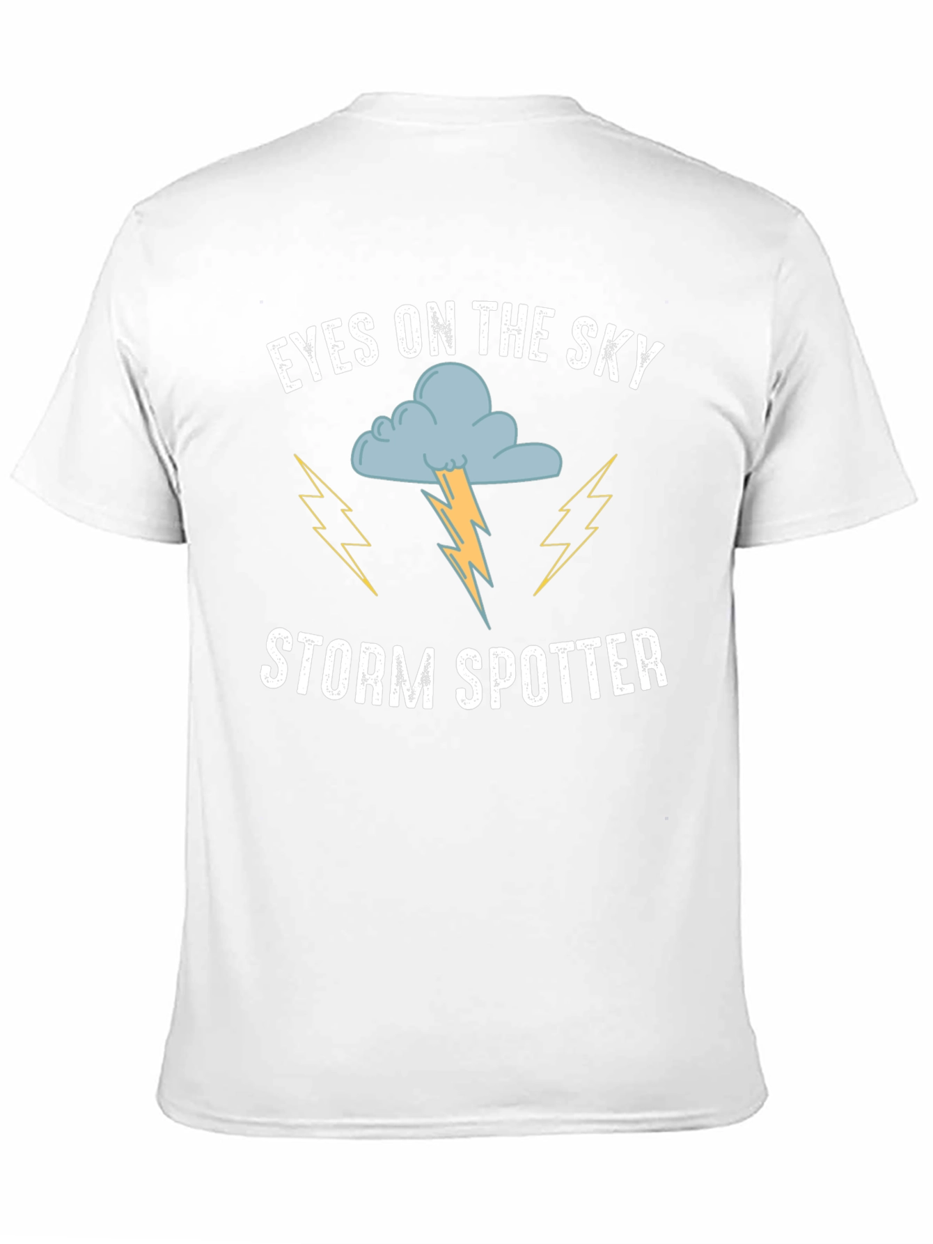 Eyes on the Sky Storm Spotter Black T-Shirt