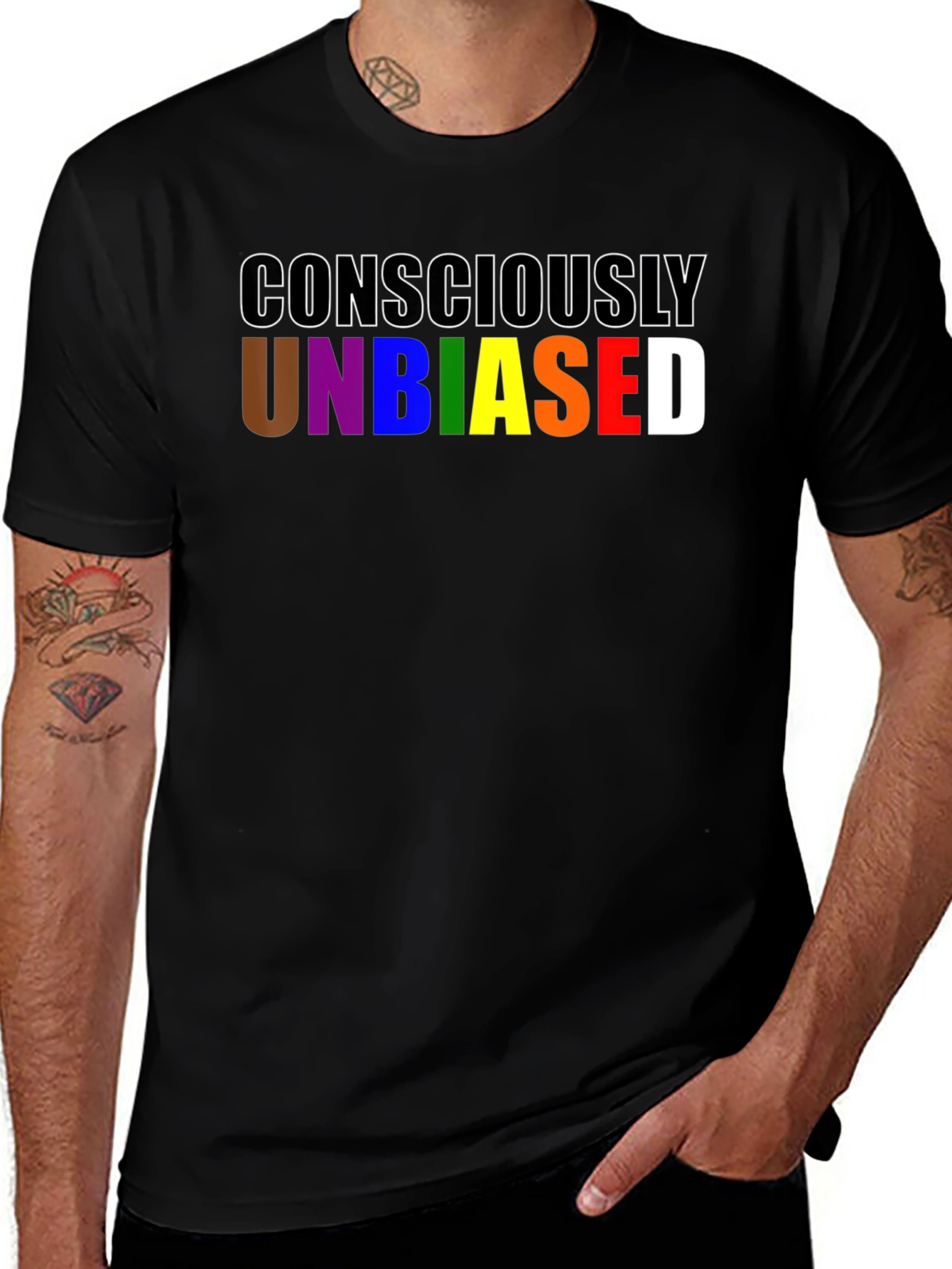 Consciously Unbiased Graphic Tee - Pride T-Shirt