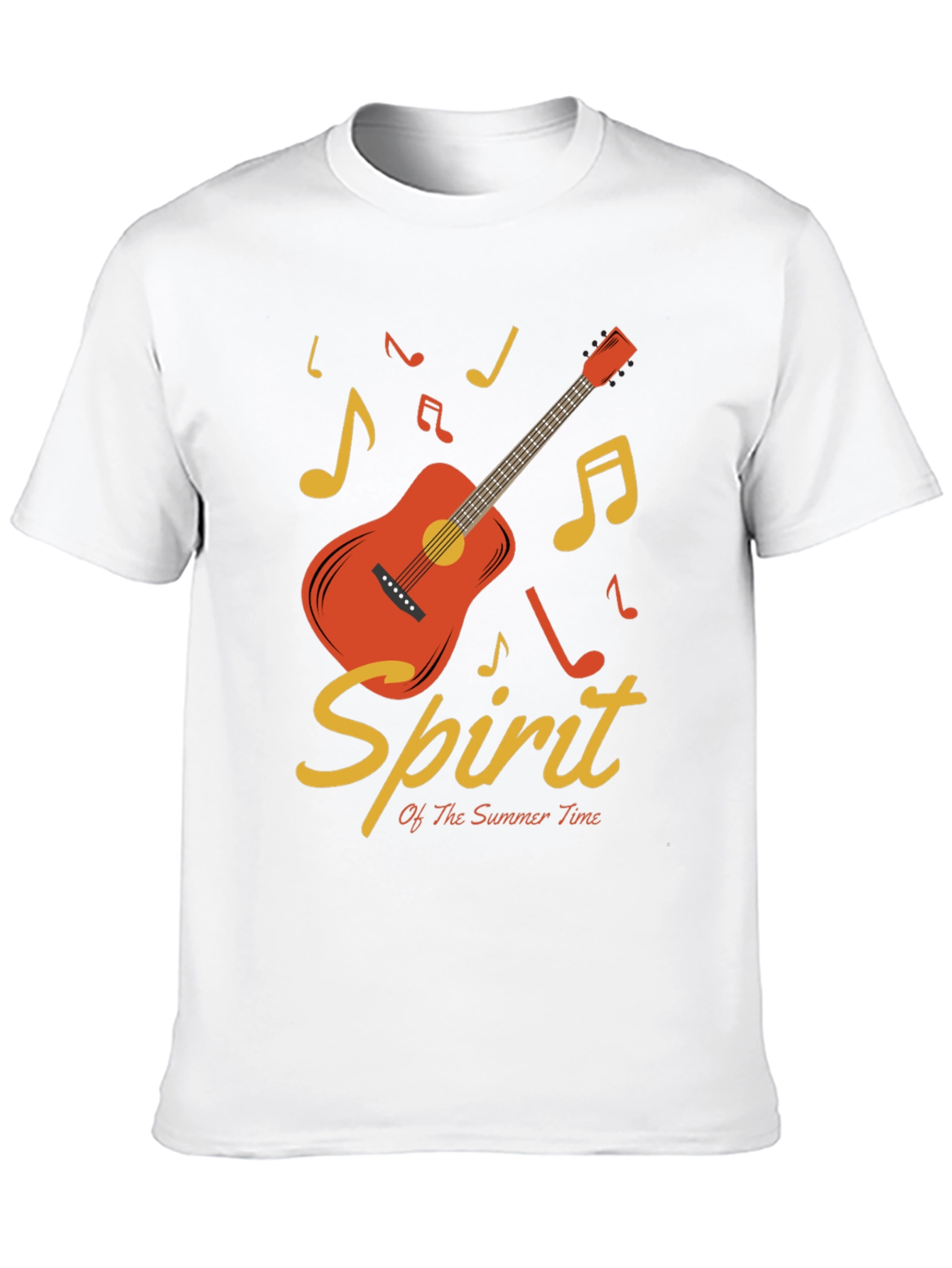 Summer Spirit Guitar Graphic T-Shirt