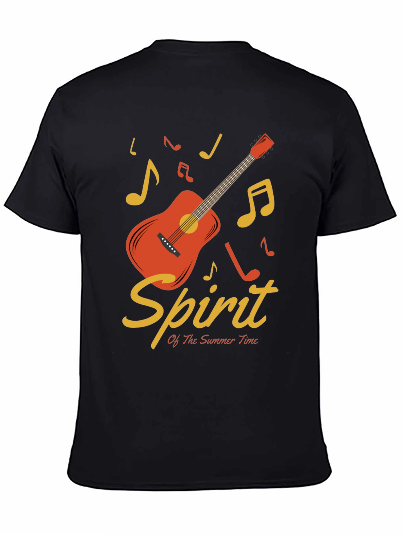 Summer Spirit Guitar Graphic T-Shirt