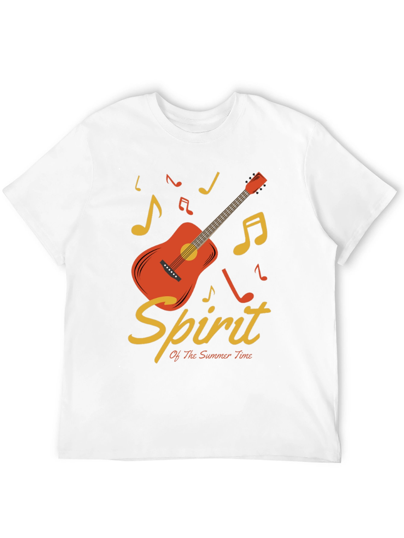 Summer Spirit Guitar Graphic T-Shirt