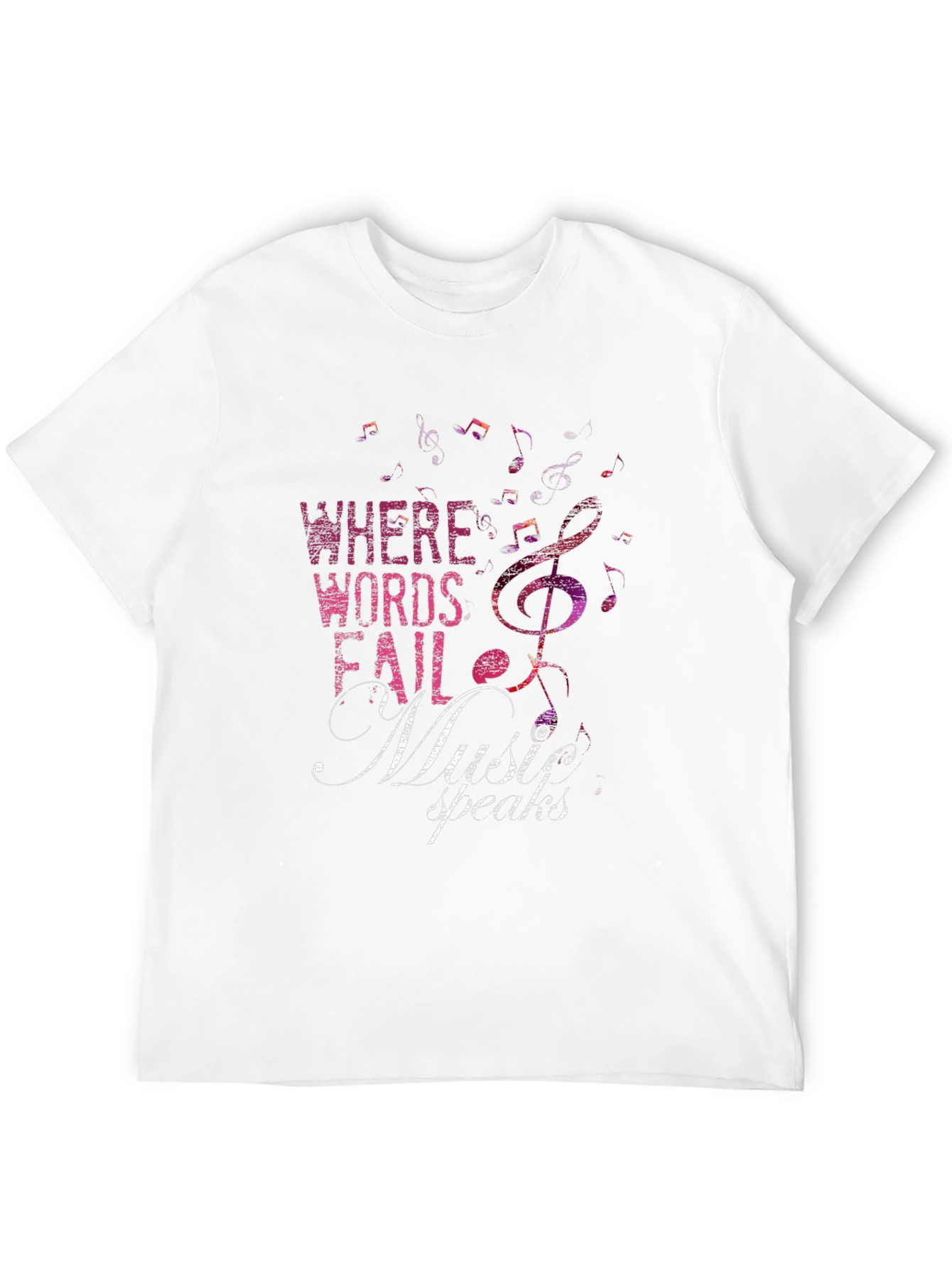 Music Speaks Graphic T-Shirt