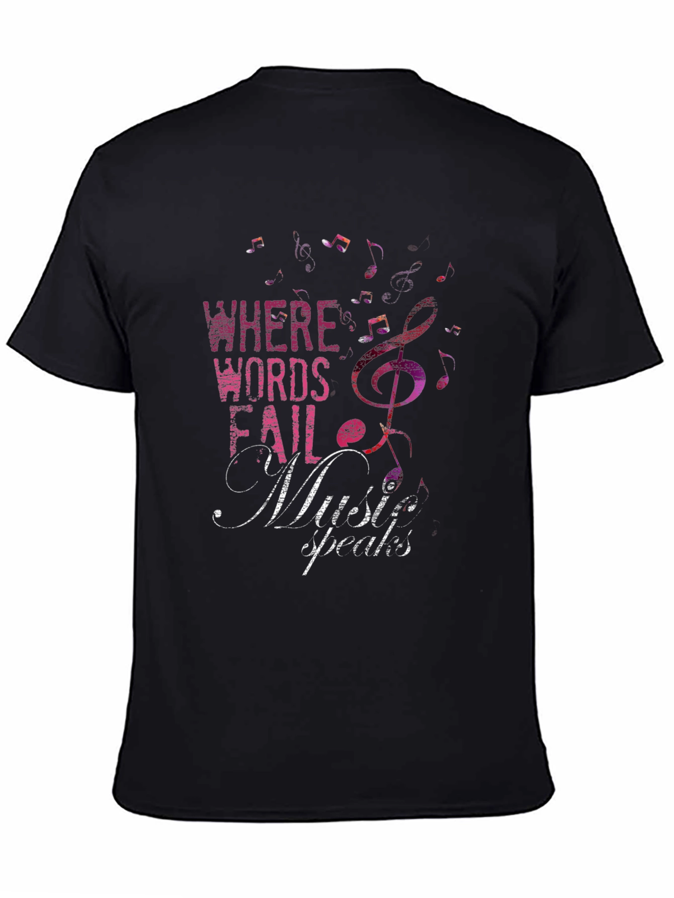Music Speaks Graphic T-Shirt