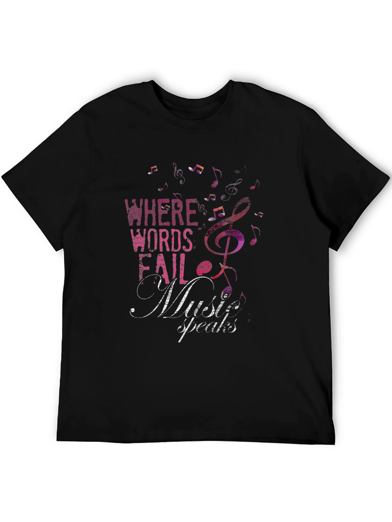 Music Speaks Graphic T-Shirt