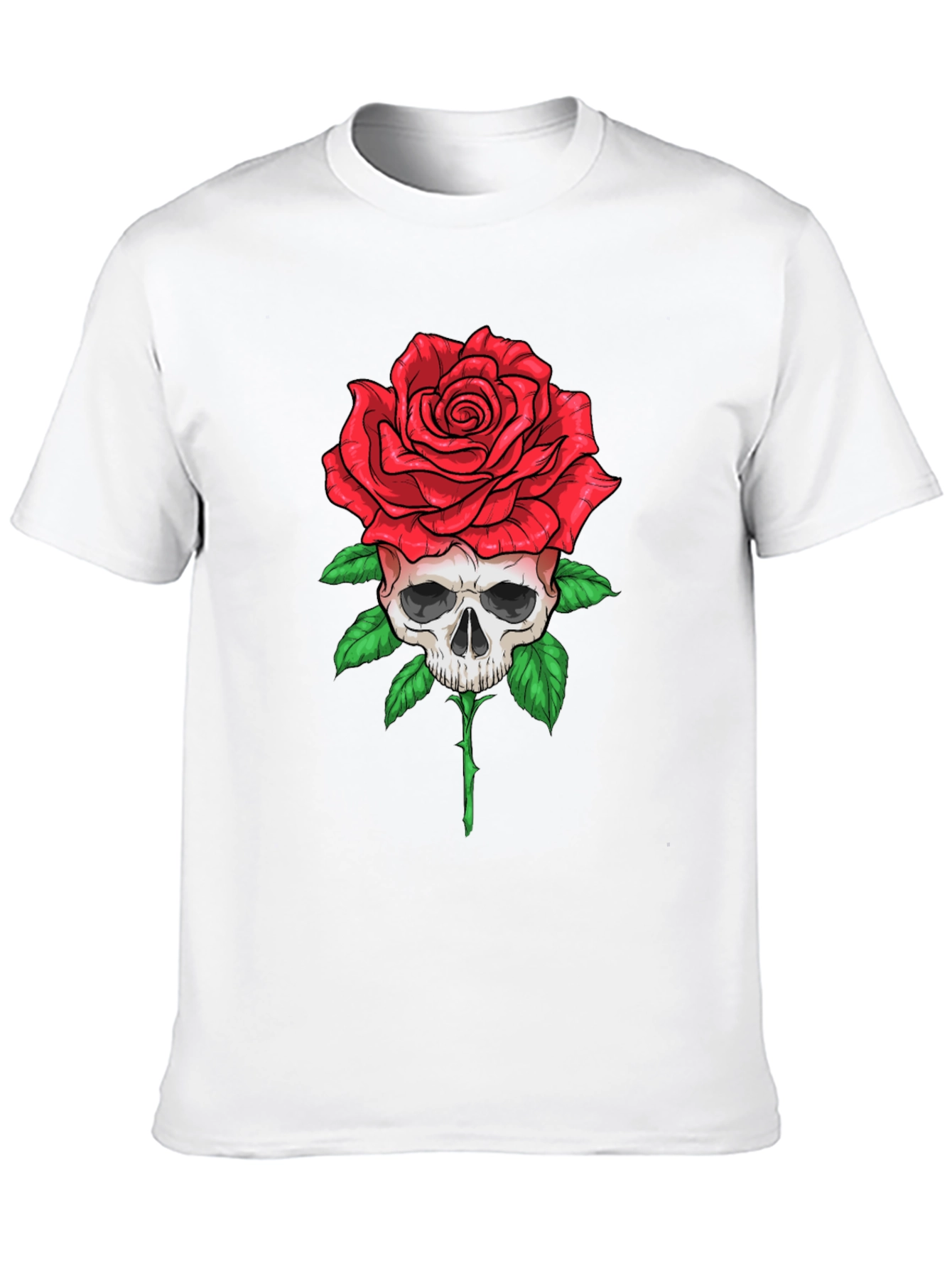 Skull Rose Graphic Tee
