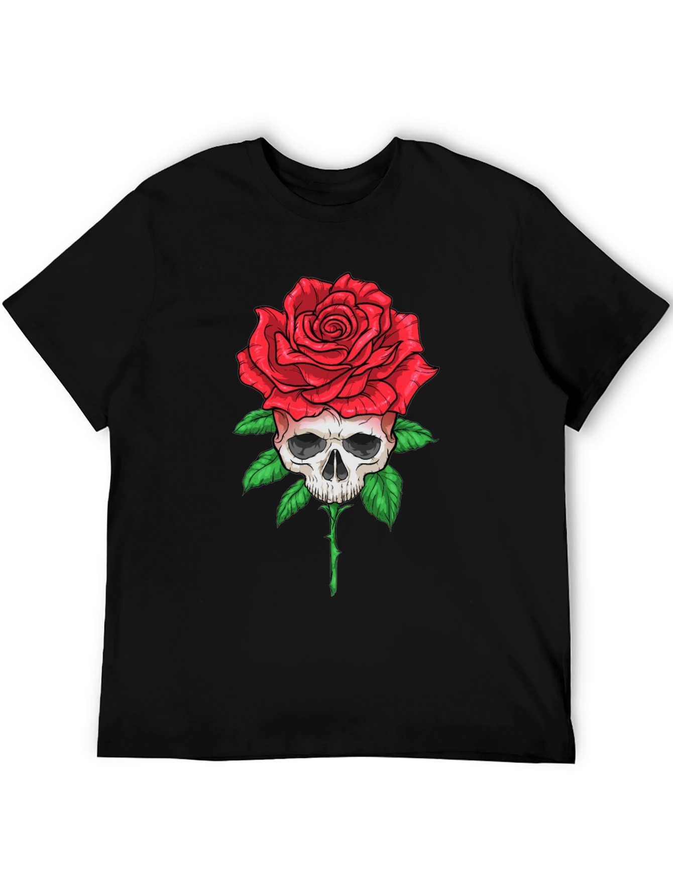 Skull Rose Graphic Tee