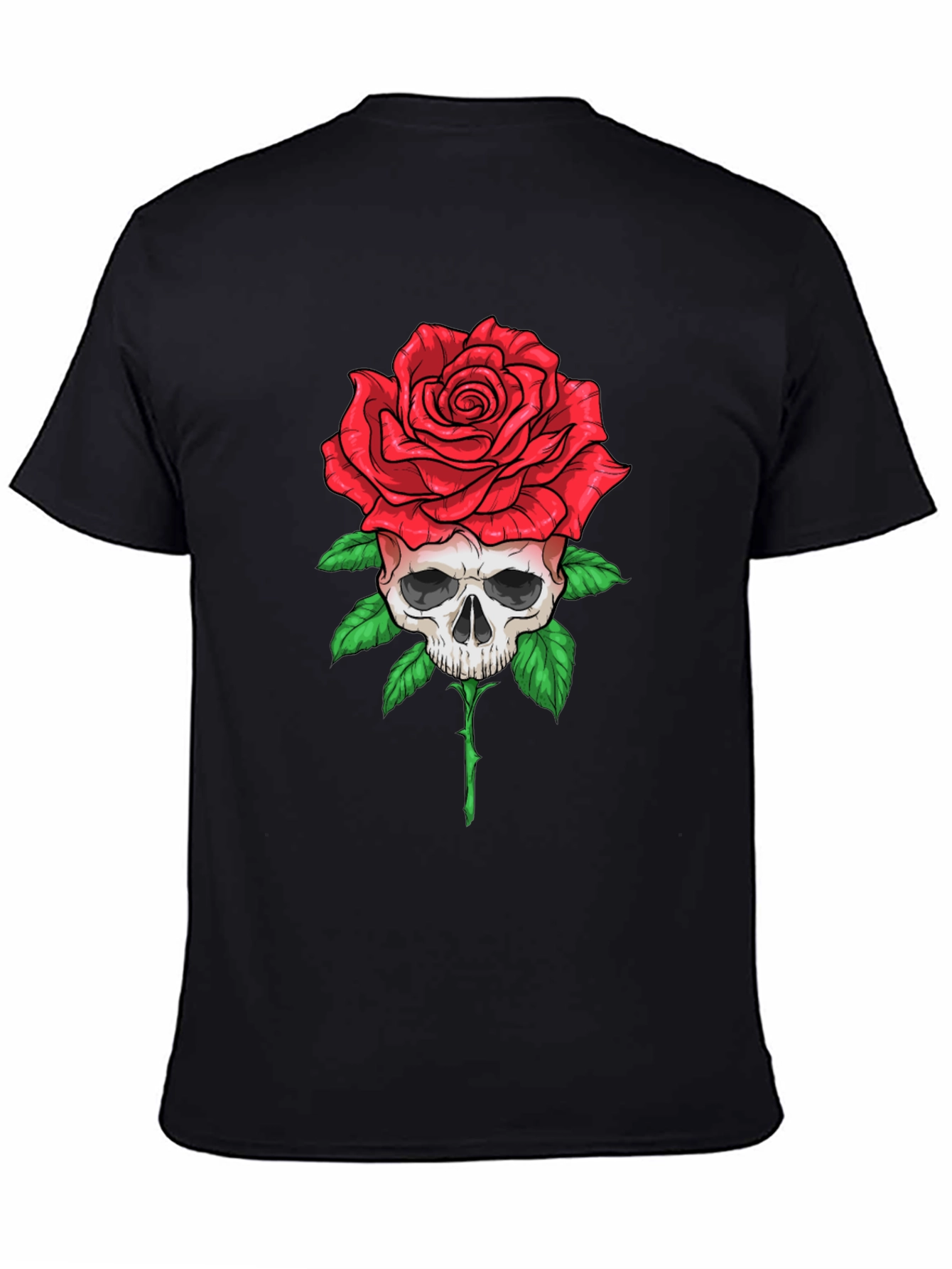 Skull Rose Graphic Tee