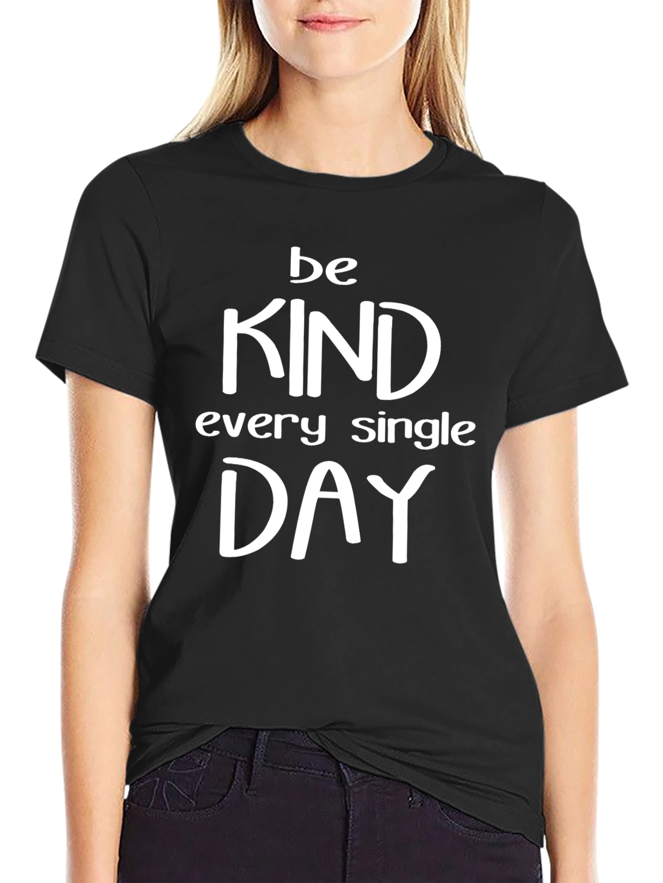 Be Kind Everyday Black T-Shirt