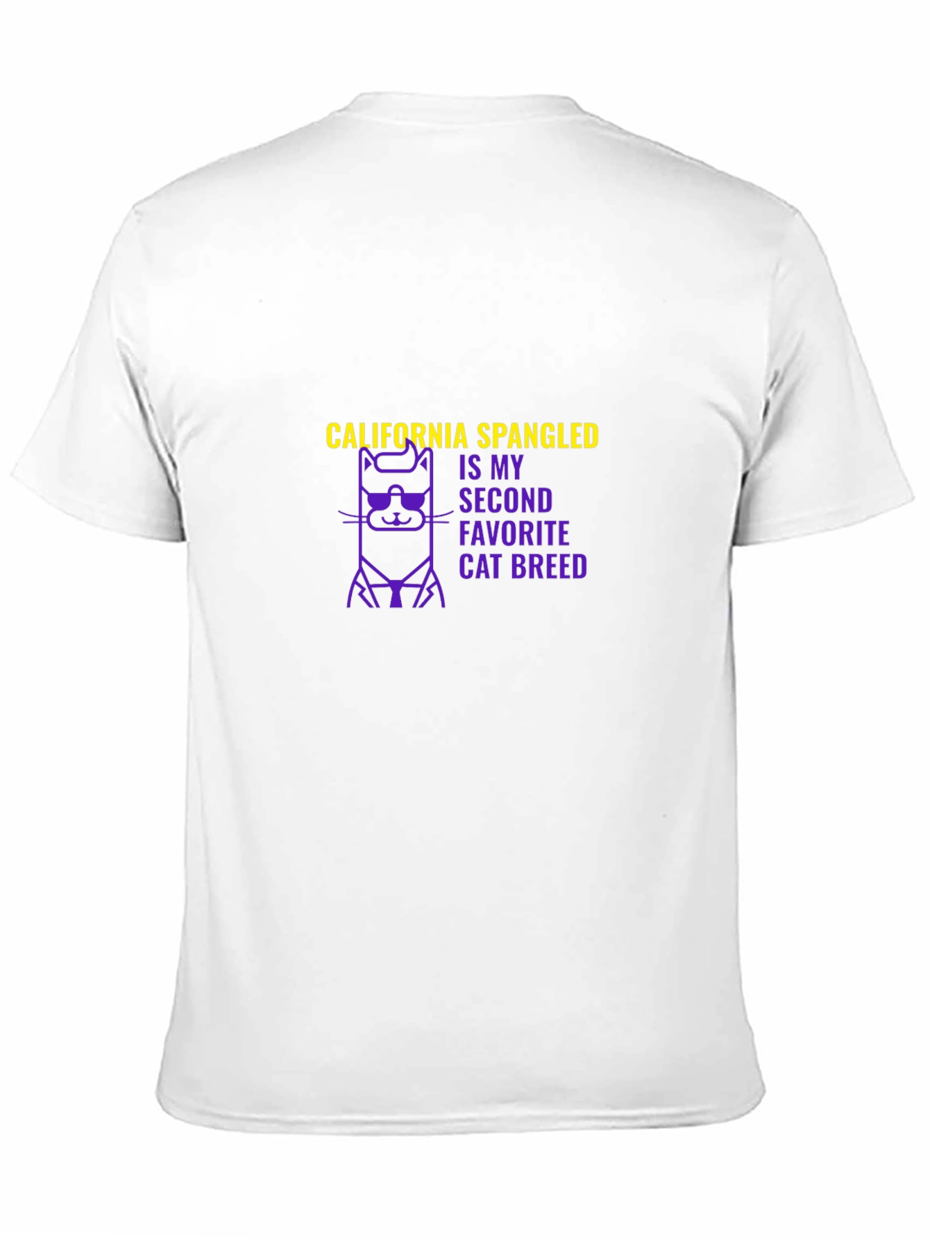 California Spangled Cat Breed Graphic T-Shirt