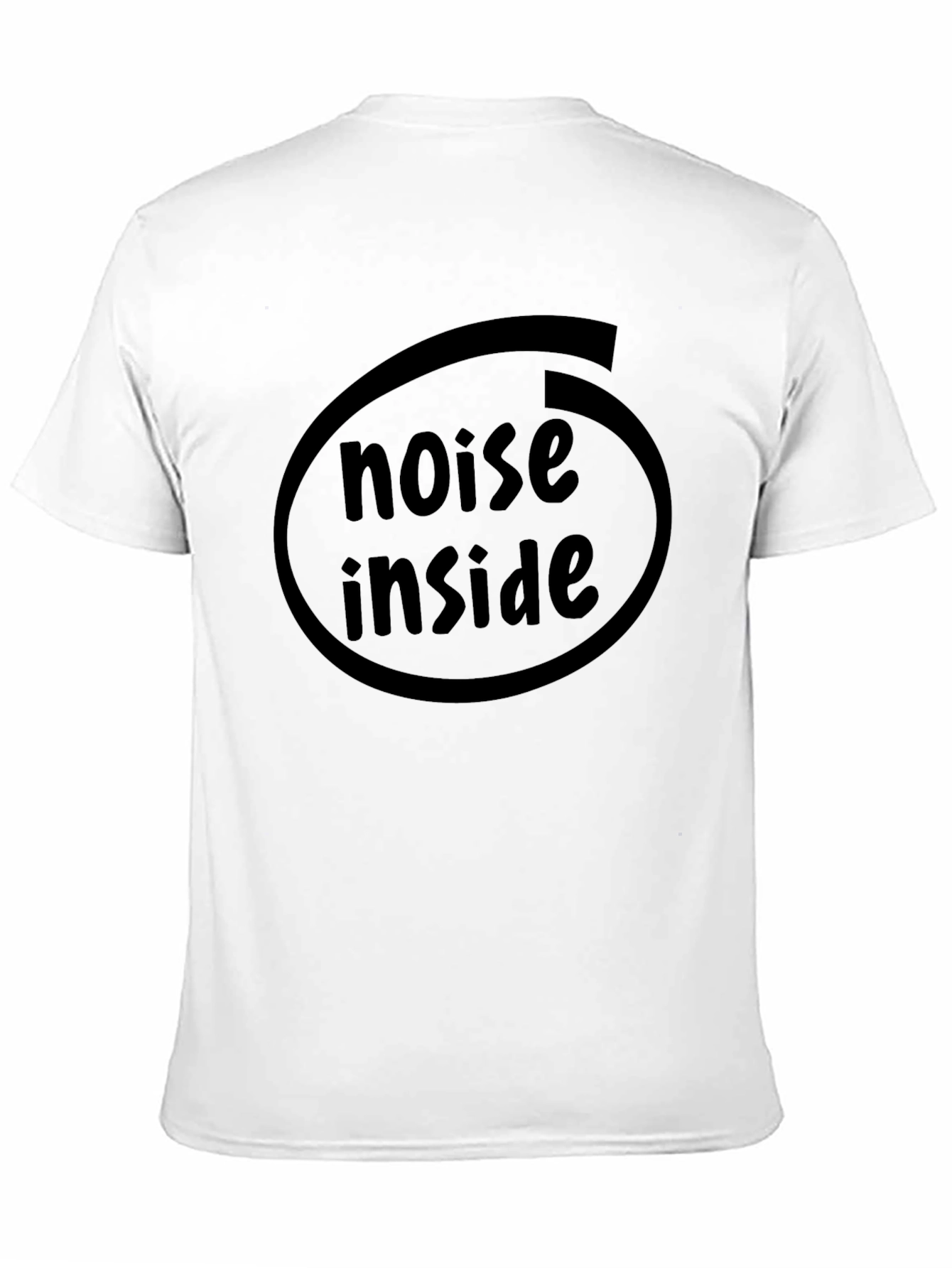 Noise Inside Black Graphic Tee