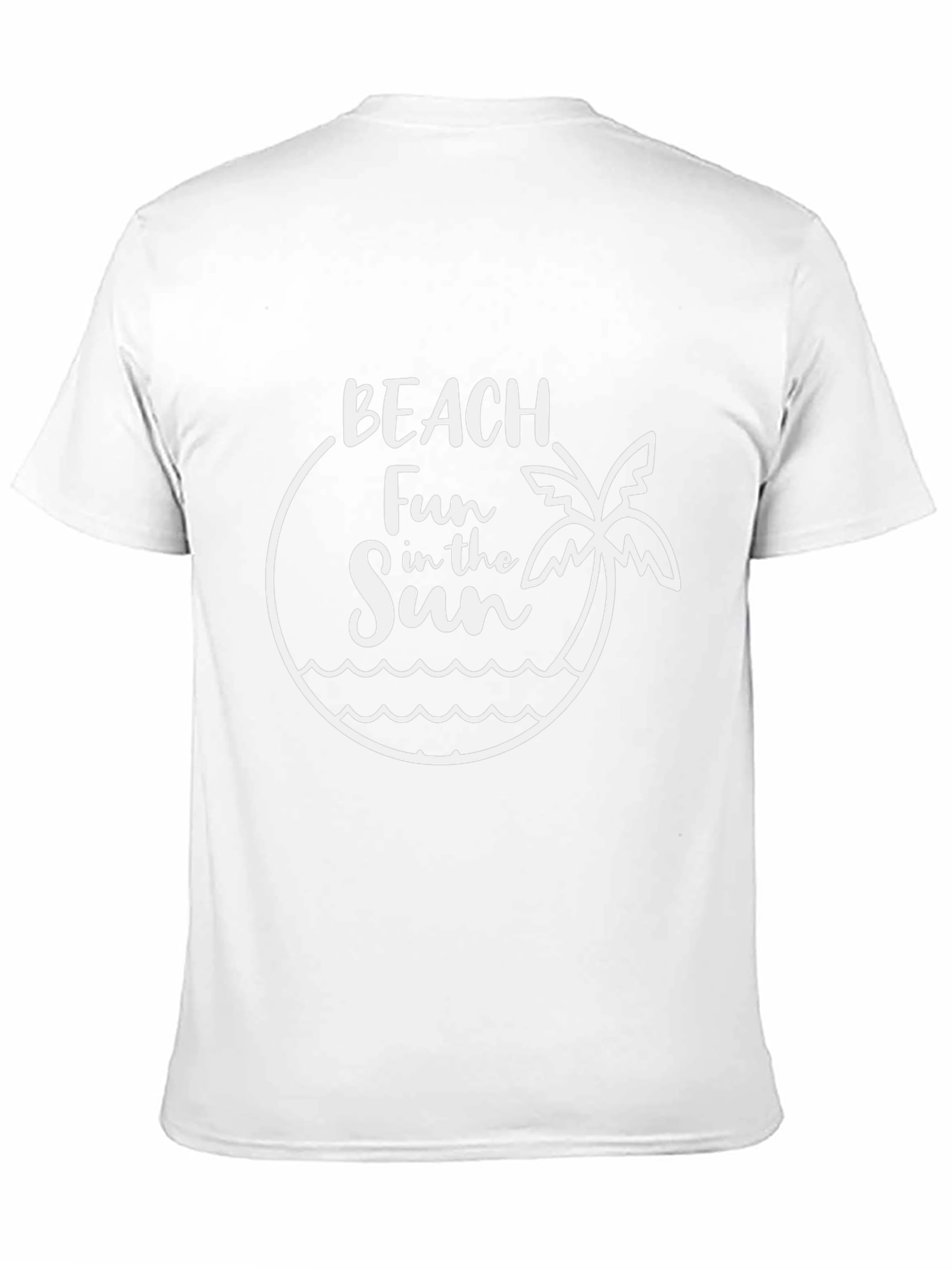 Beach Fun In The Sun Black T-Shirt