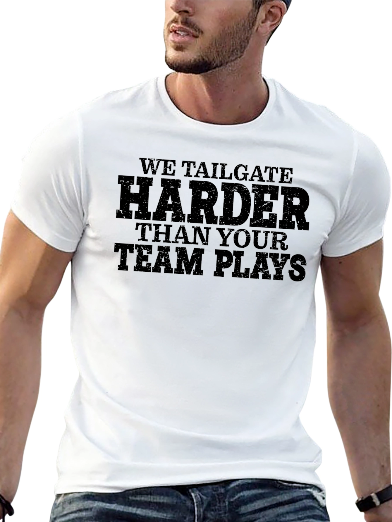 We Tailgate Harder Graphic T-Shirt