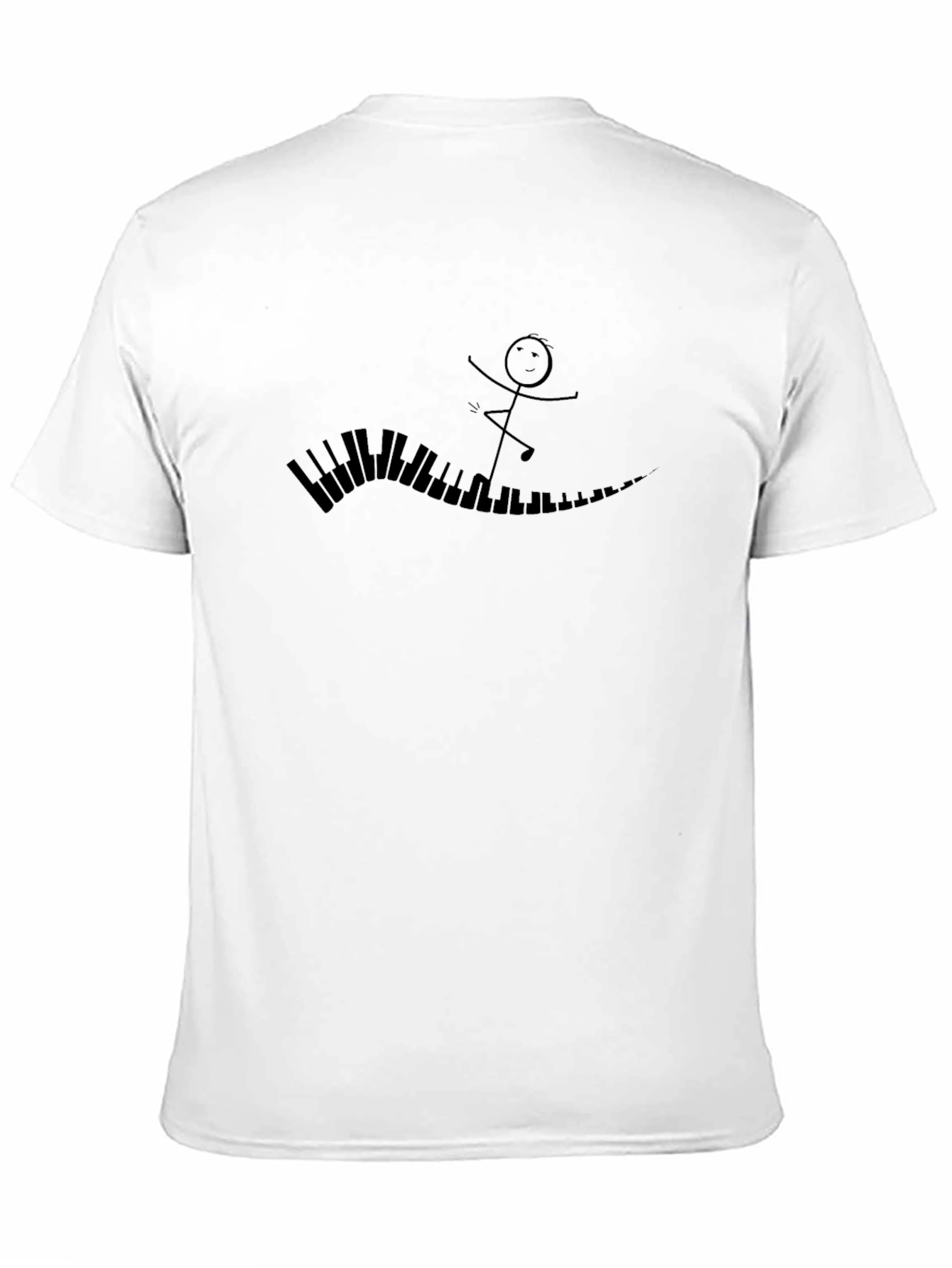 Piano Stick Figure T-Shirt
