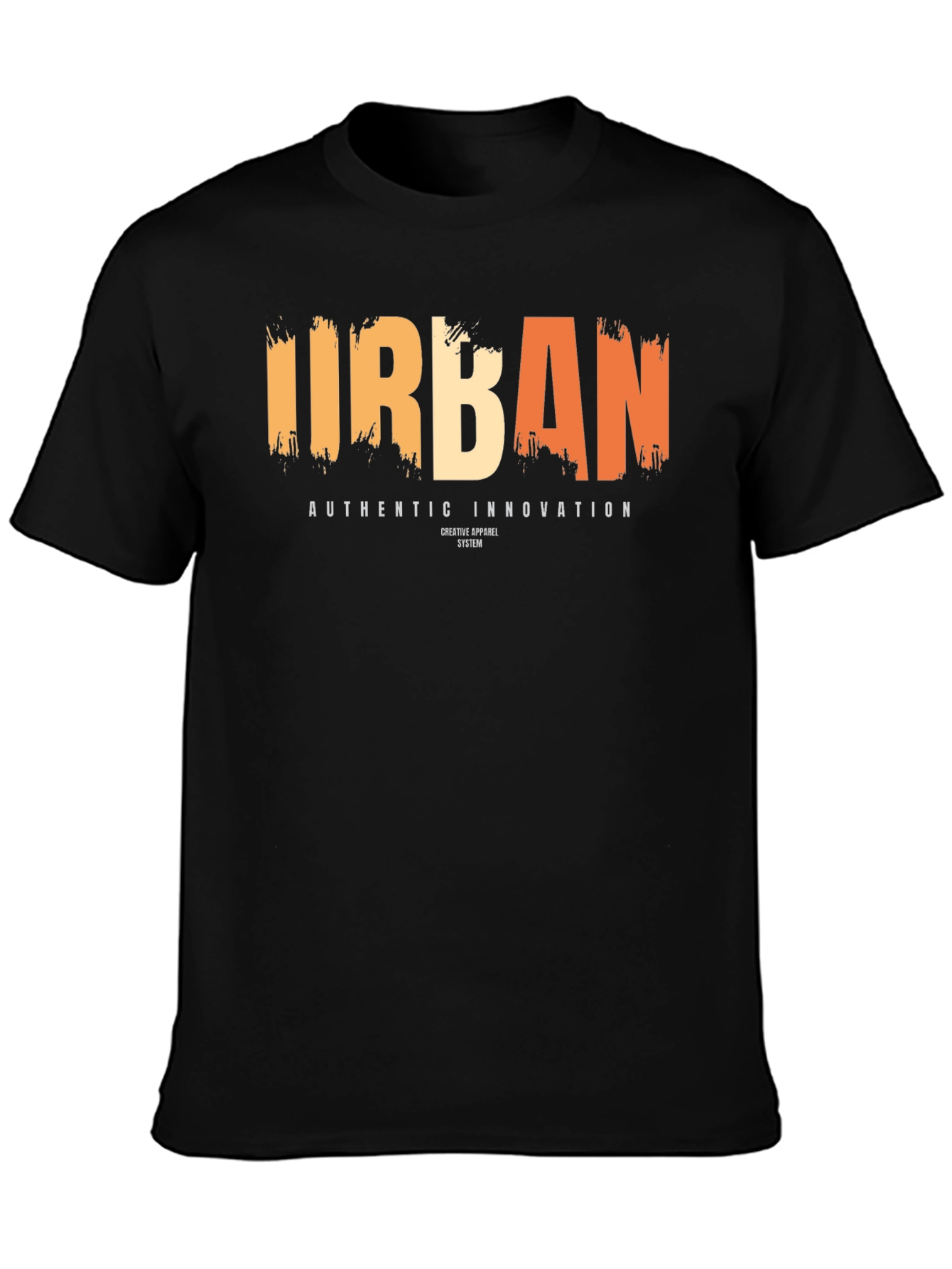 Urban Graphic Tee - Mens Black T-Shirt