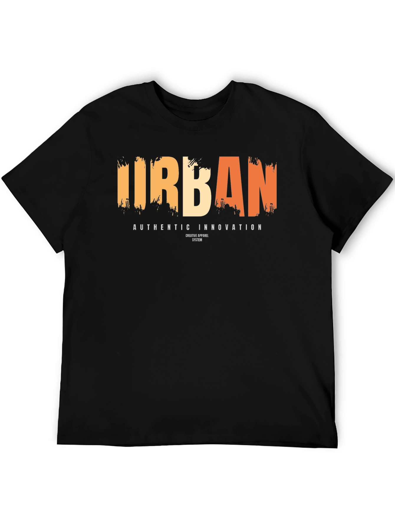 Urban Graphic Tee - Mens Black T-Shirt