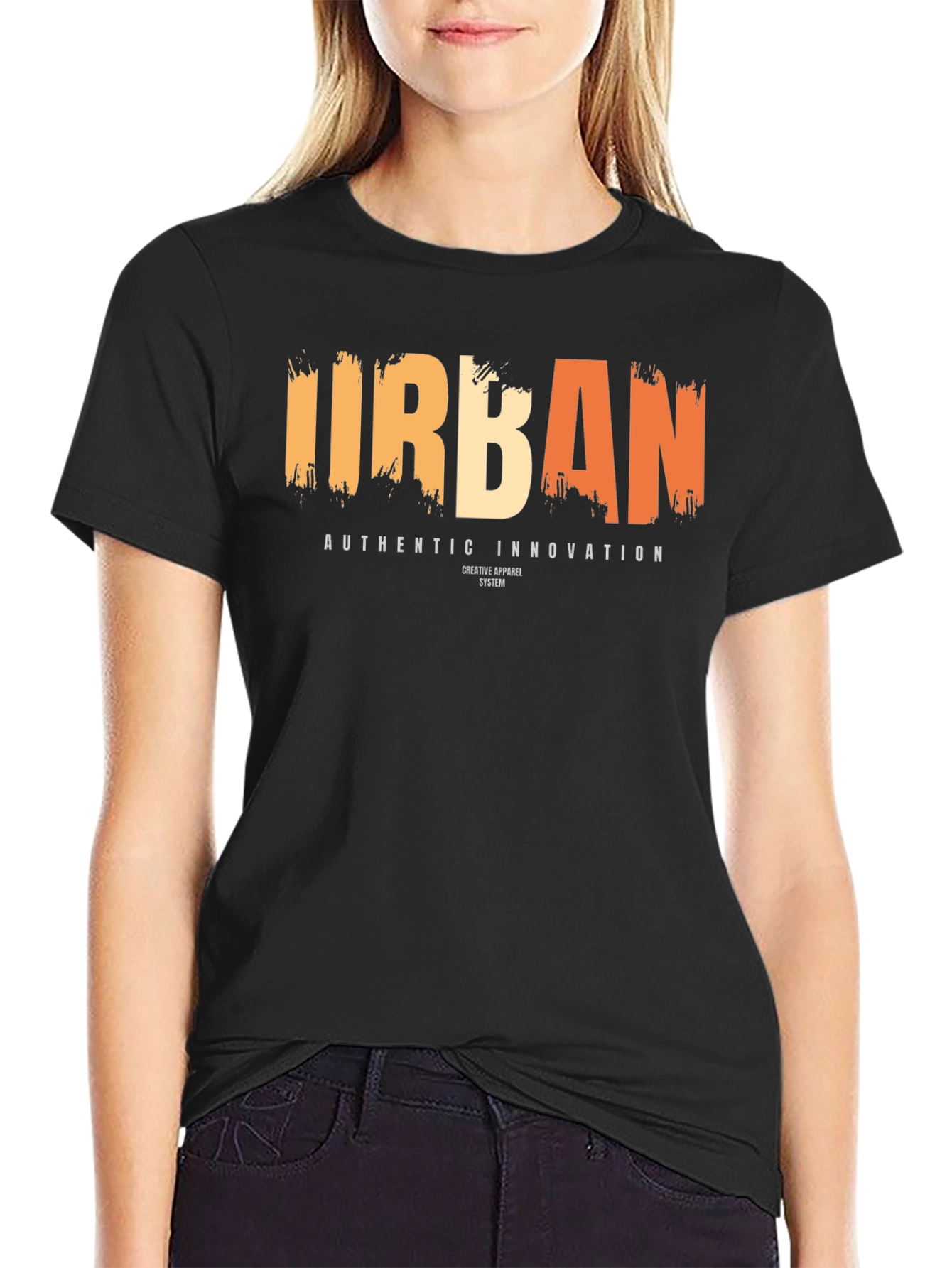 Urban Graphic Tee - Mens Black T-Shirt
