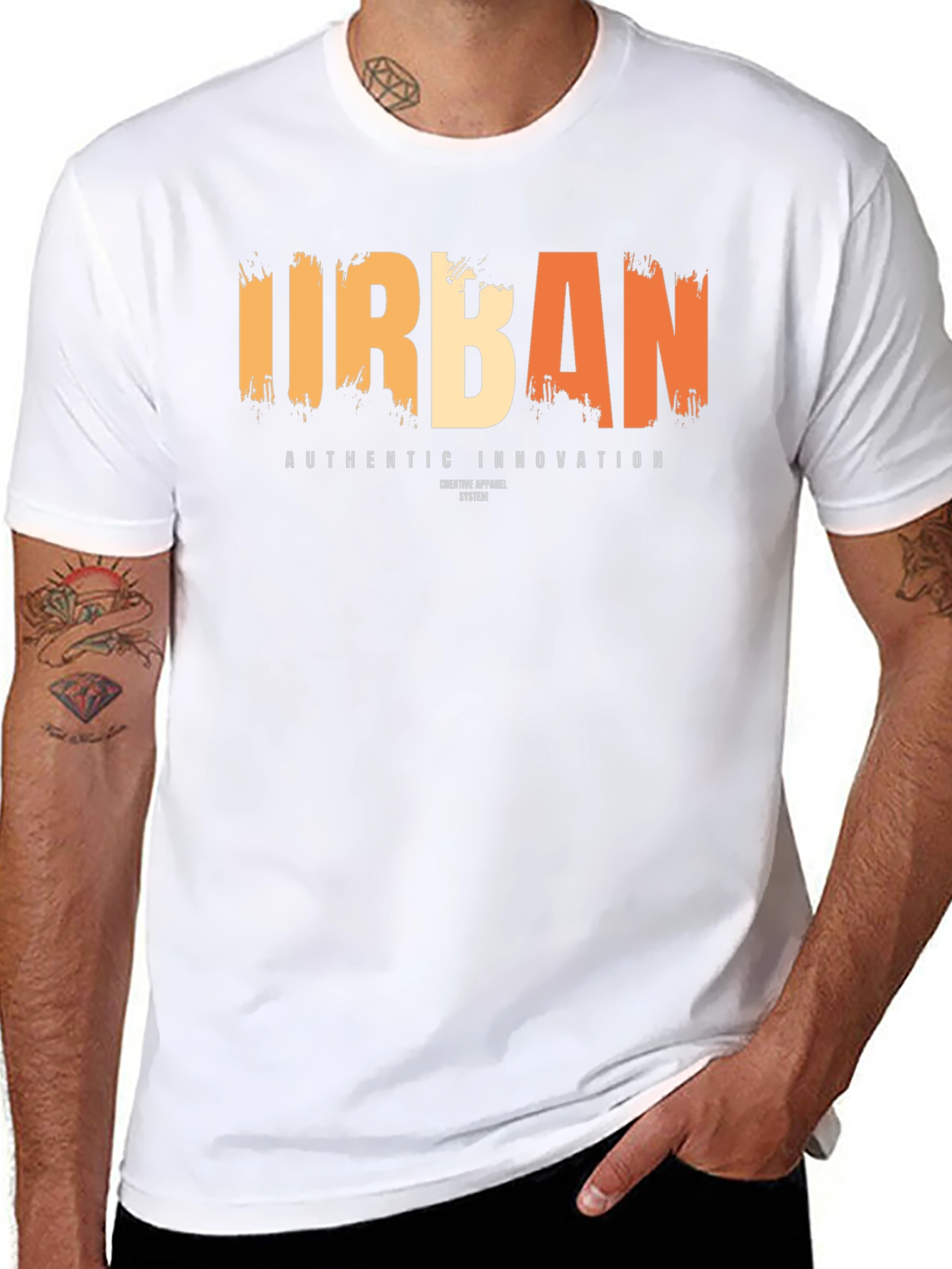 Urban Graphic Tee - Mens Black T-Shirt