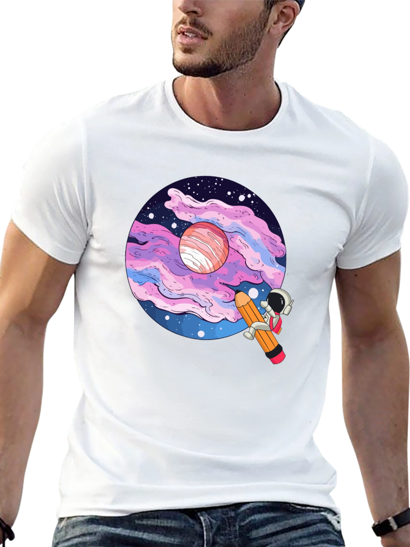 Astronaut Space Dreamer Graphic Tee