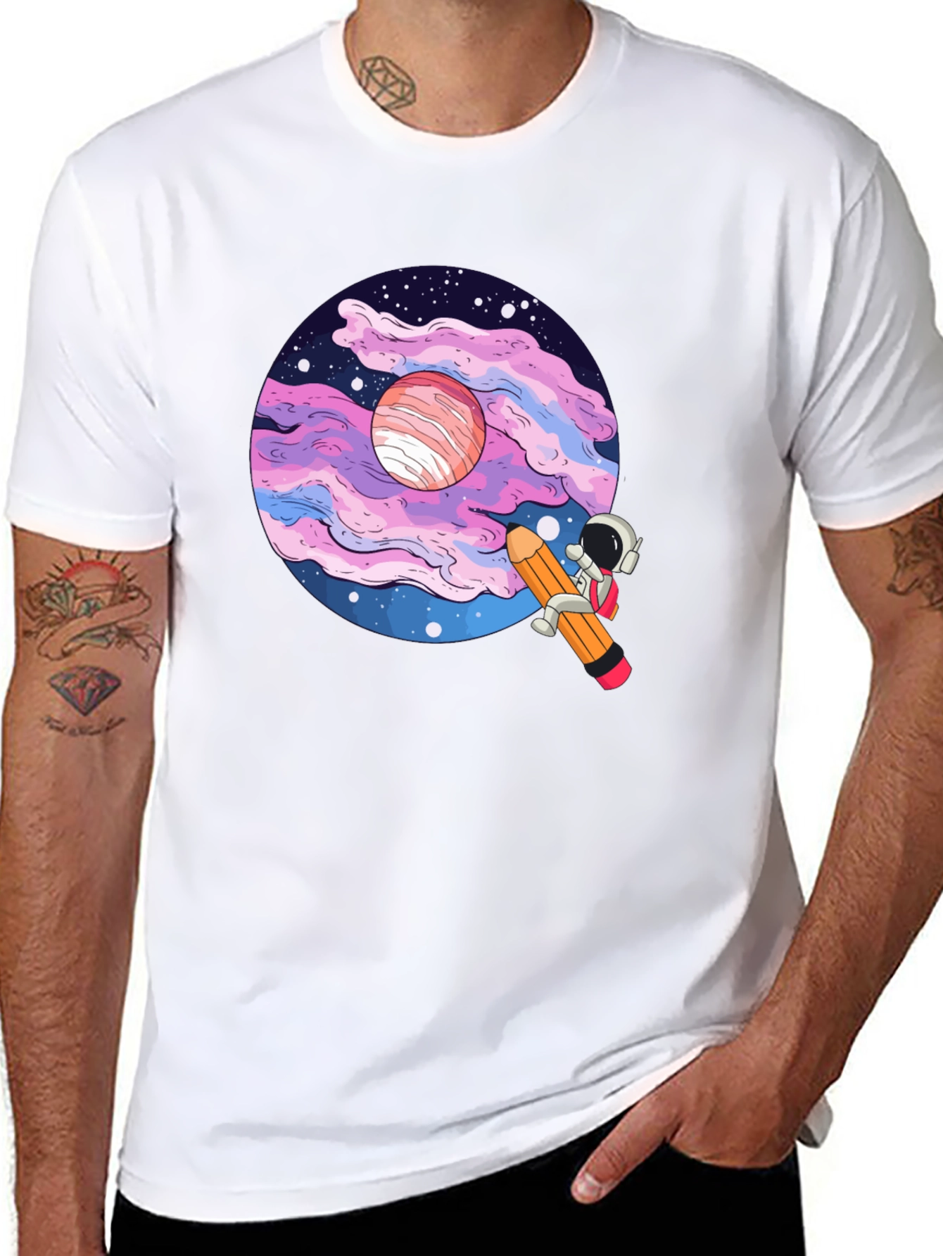 Astronaut Space Dreamer Graphic Tee