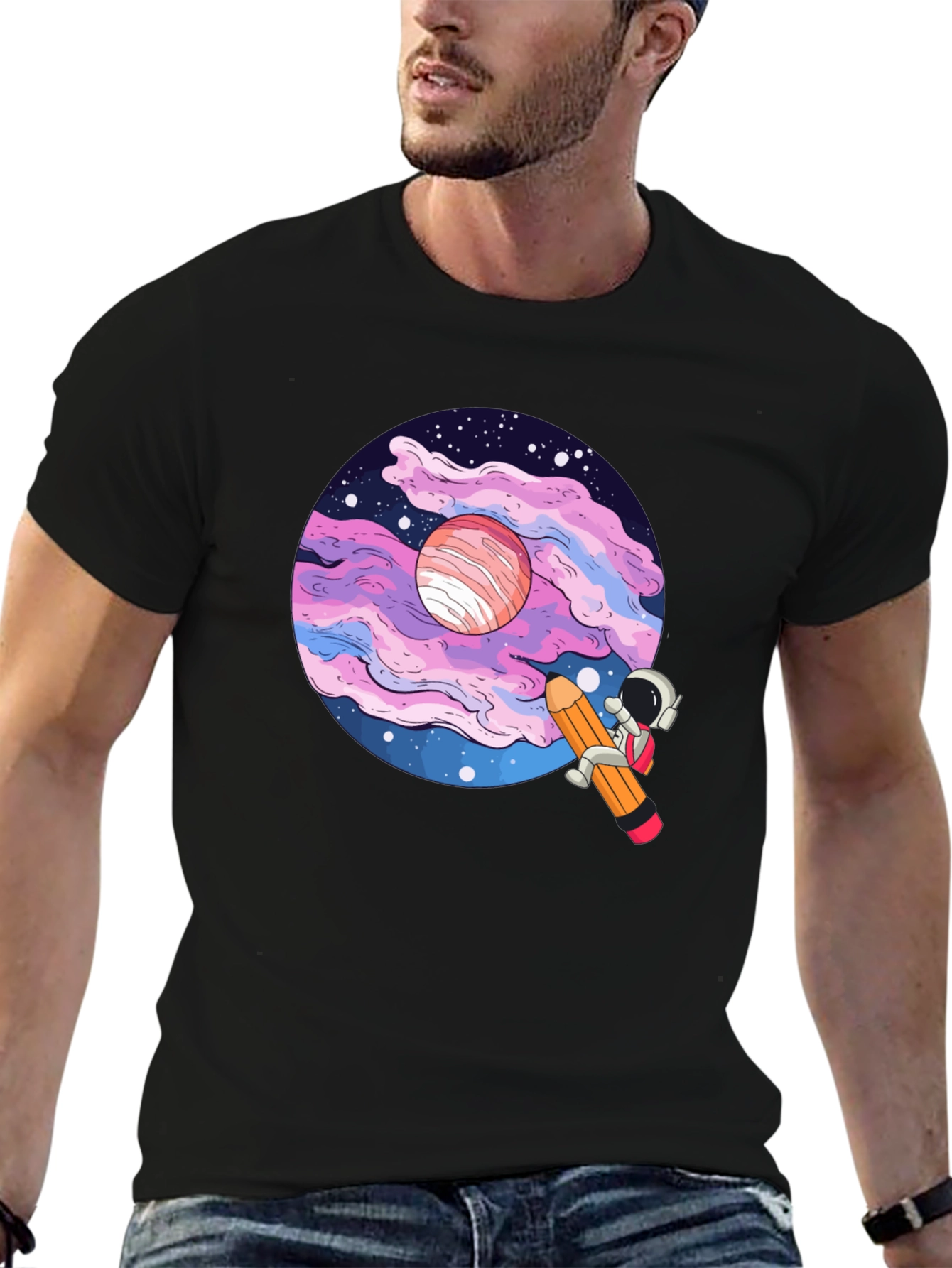 Astronaut Space Dreamer Graphic Tee