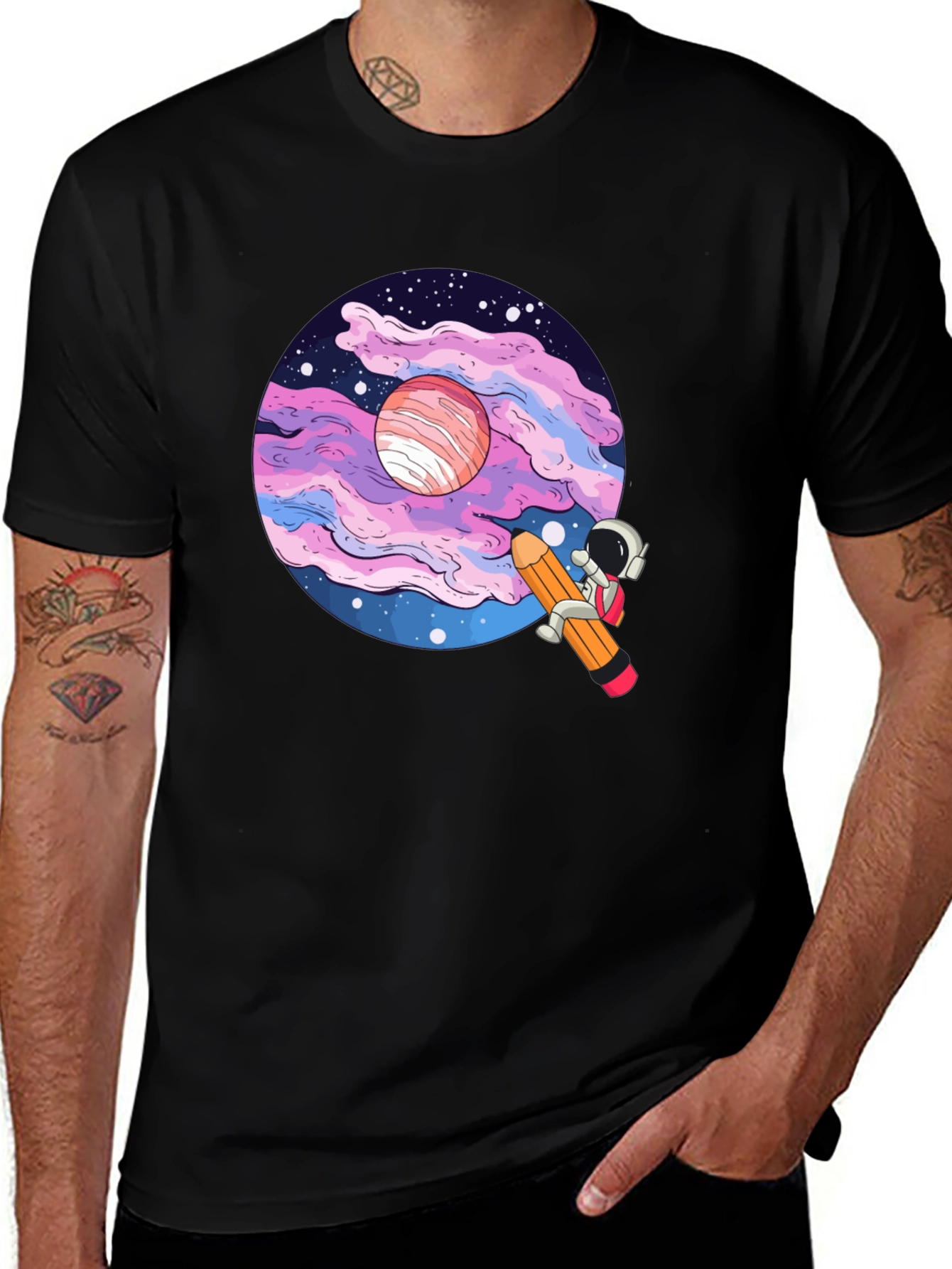Astronaut Space Dreamer Graphic Tee