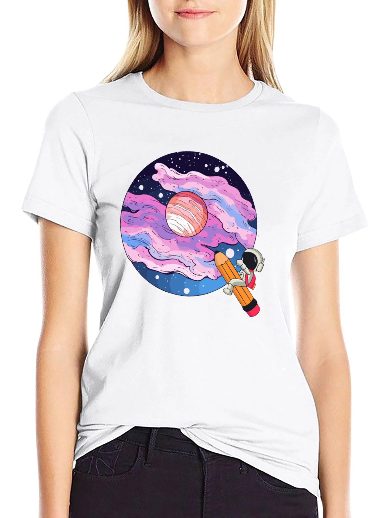 Astronaut Space Dreamer Graphic Tee