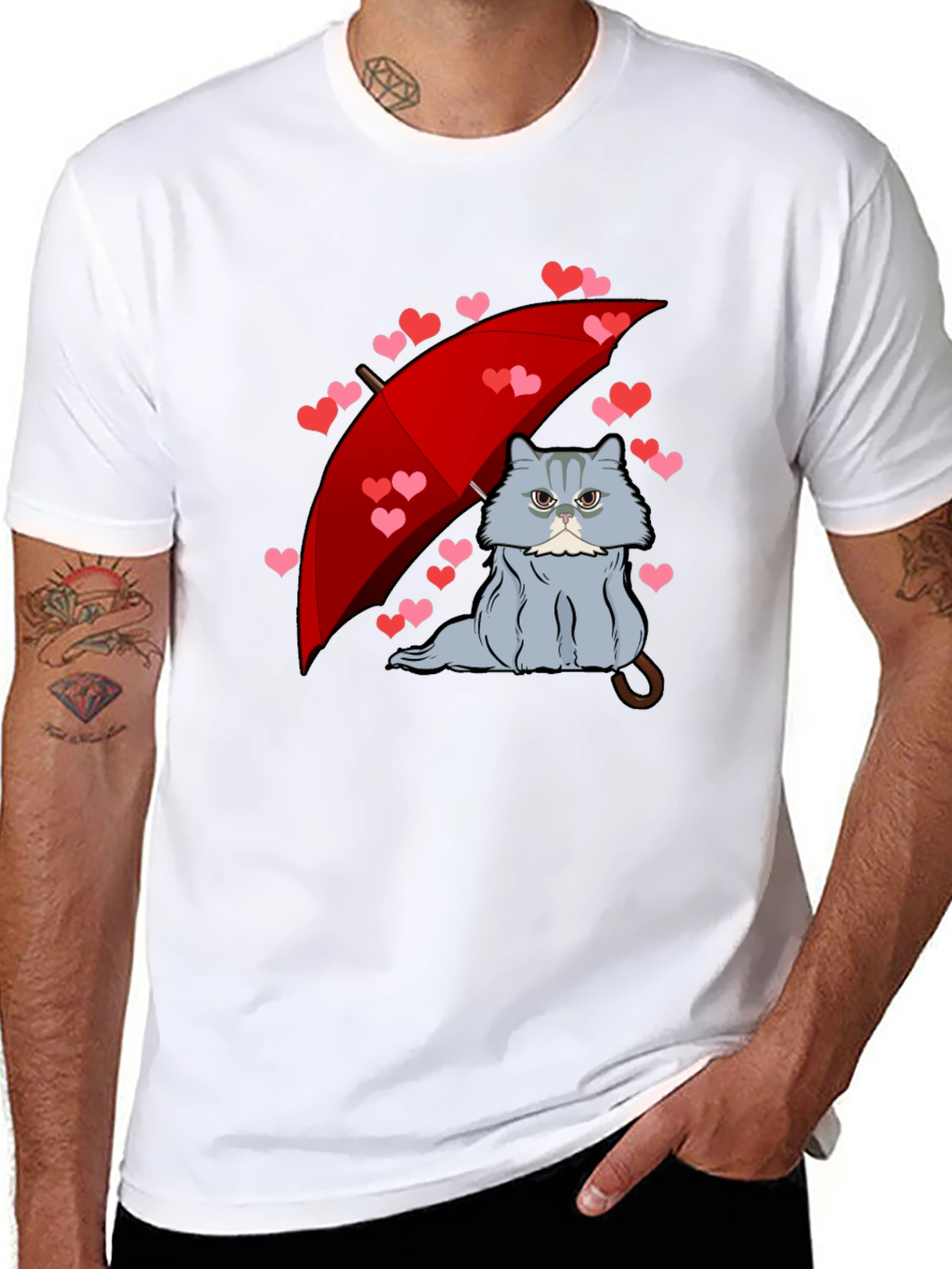 Grumpy Cat Valentines Day T-Shirt