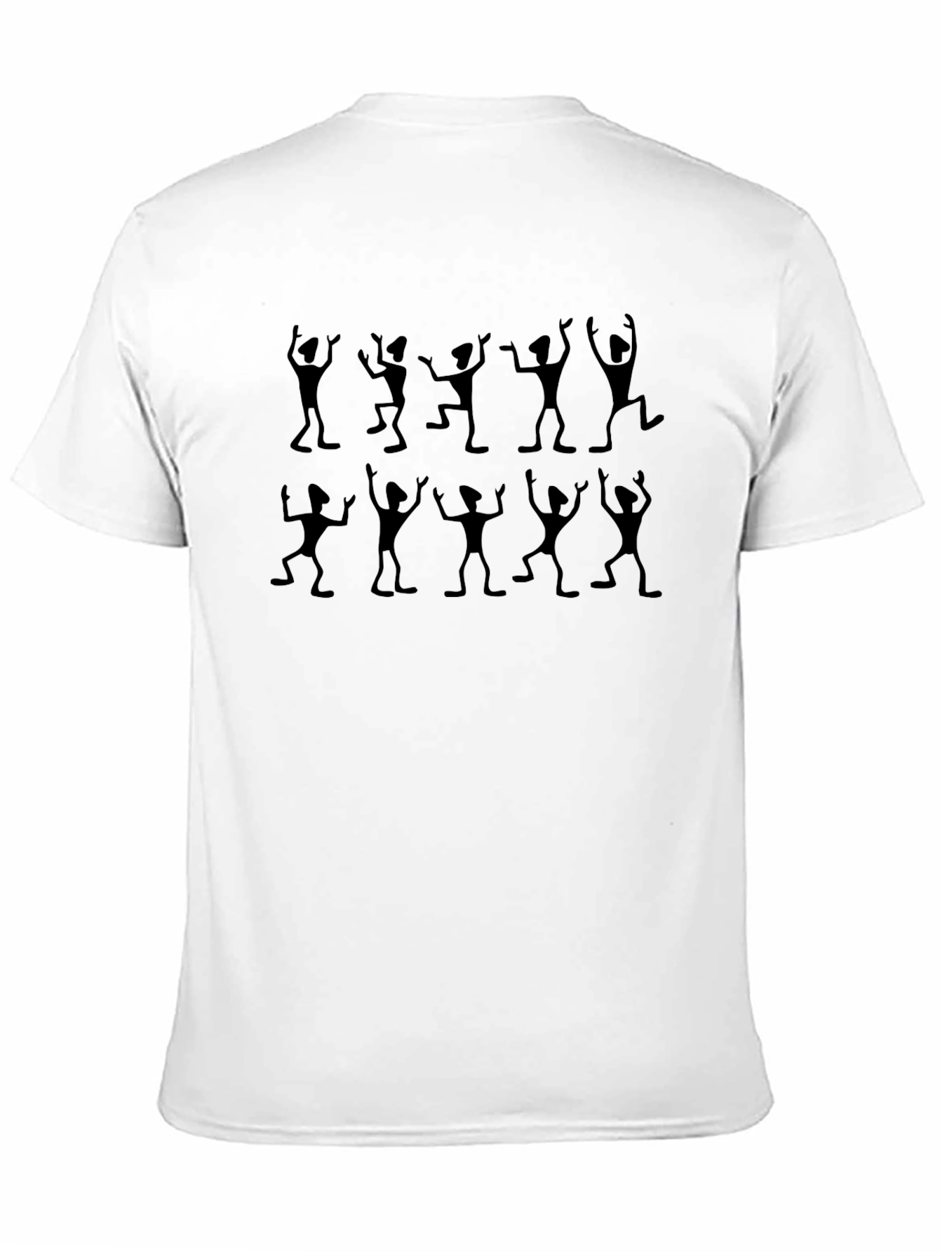 Dancing Figures Graphic Tee - Black