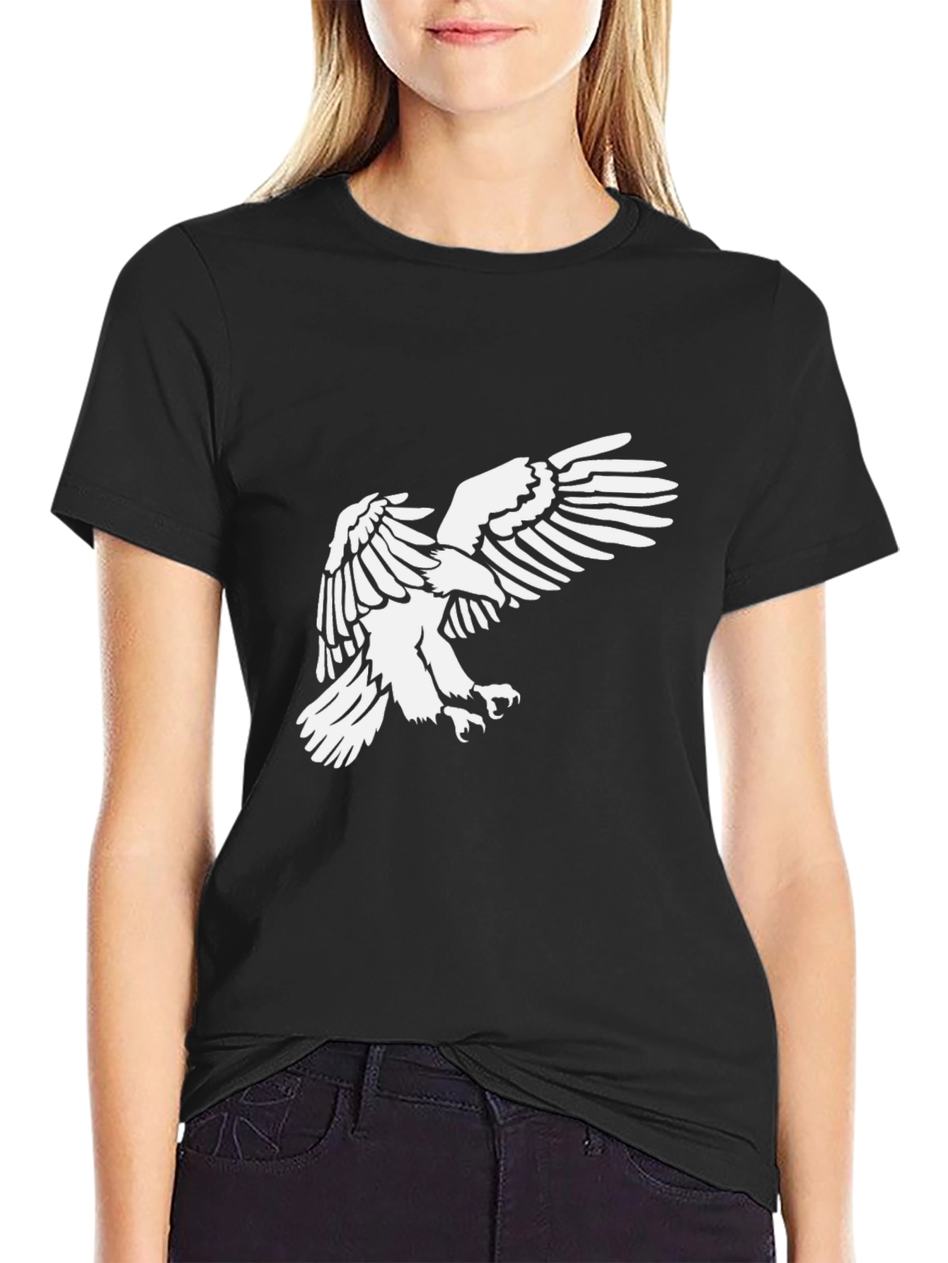 Black Eagle Graphic Tee - Bold Style