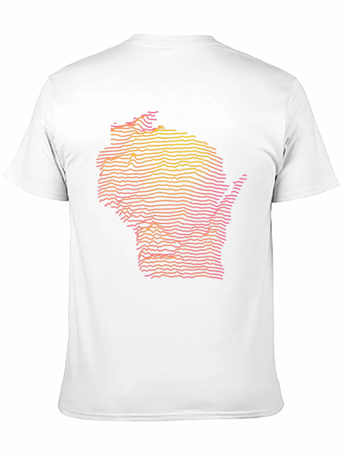 Wisconsin Topographic Lines T-Shirt