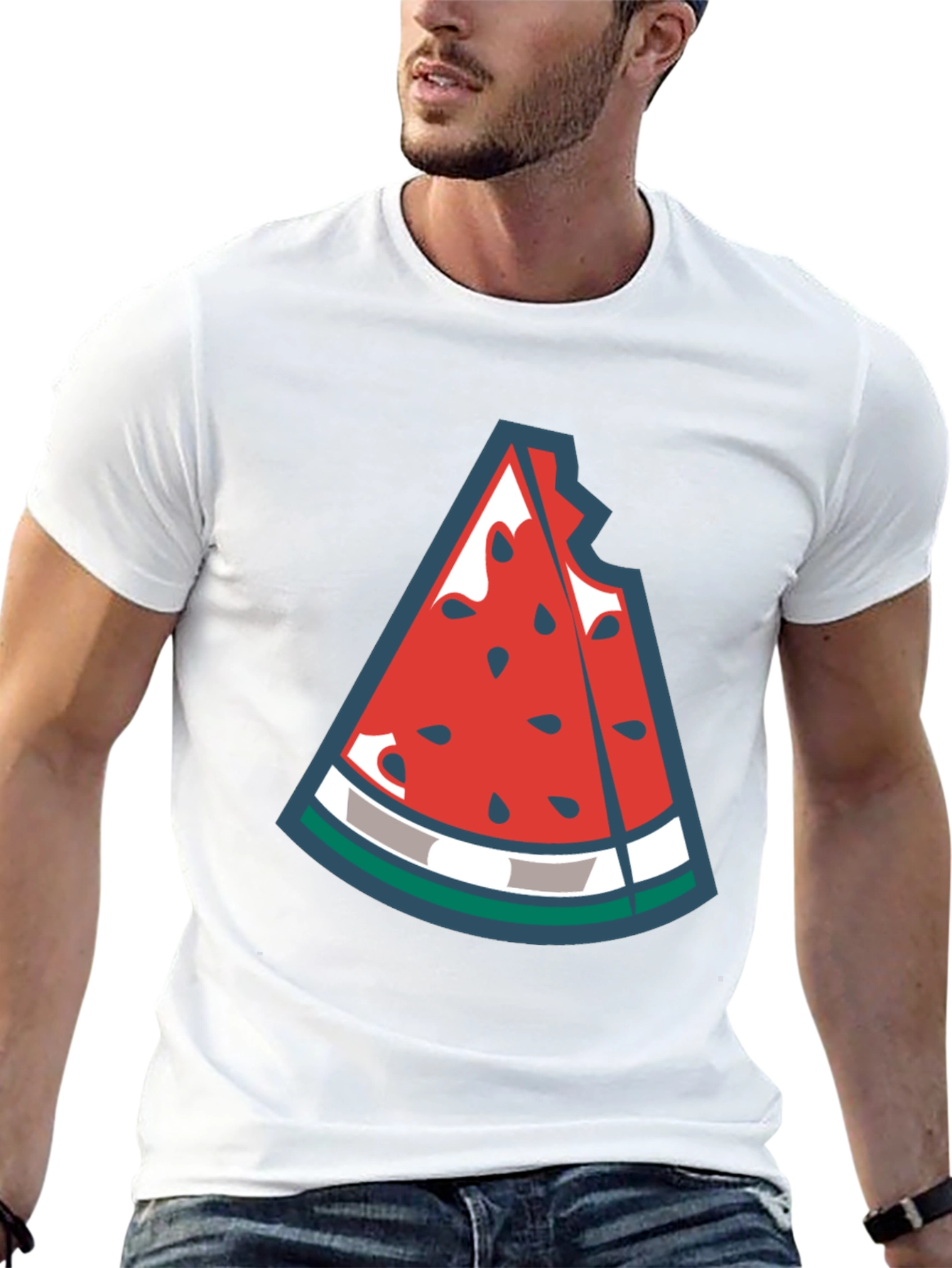 Watermelon Slice Graphic Tee - Fresh Summer Style