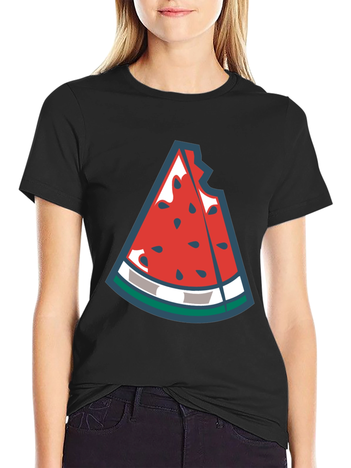 Watermelon Slice Graphic Tee - Fresh Summer Style
