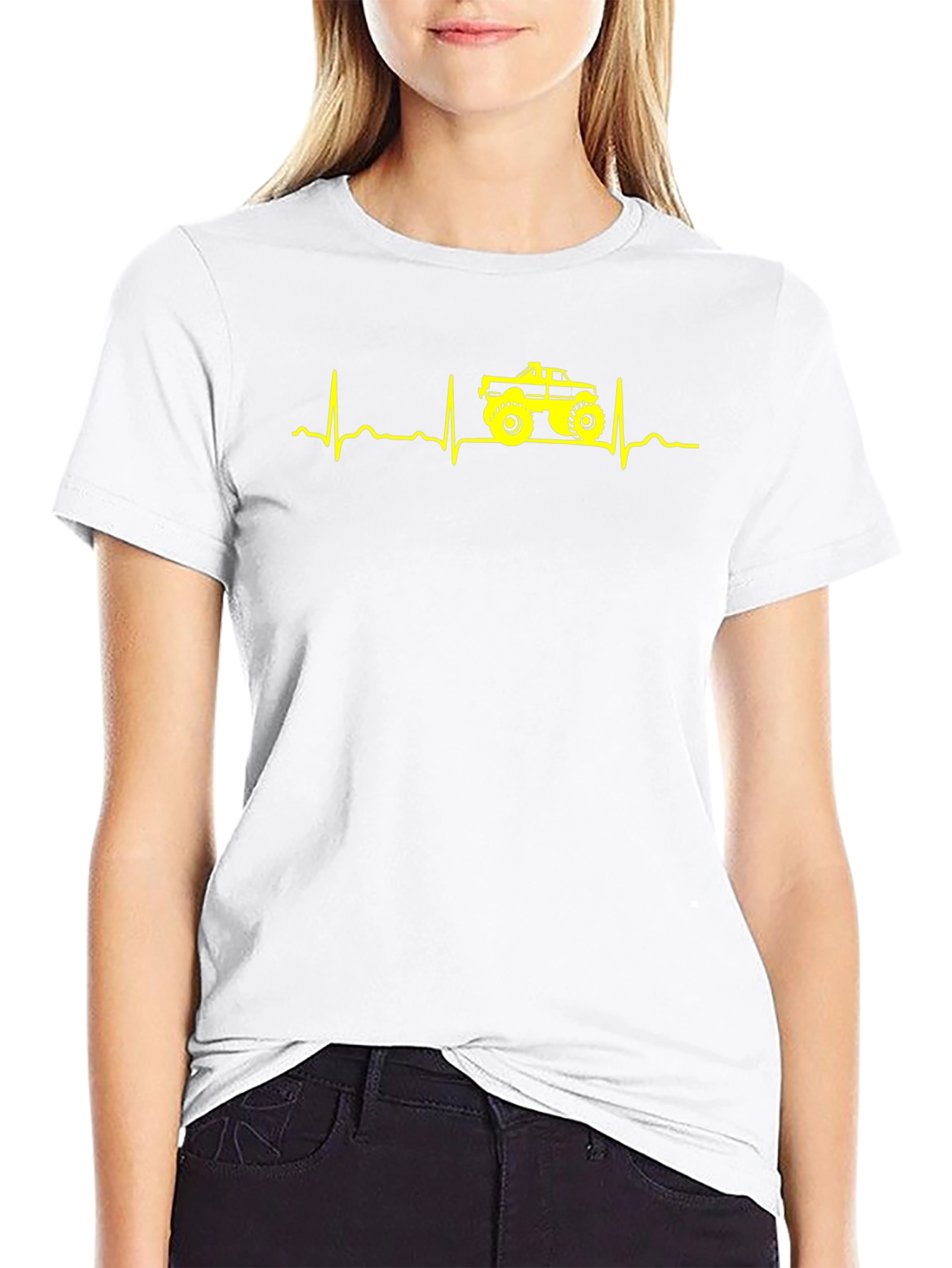 Monster Truck Heartbeat T-Shirt